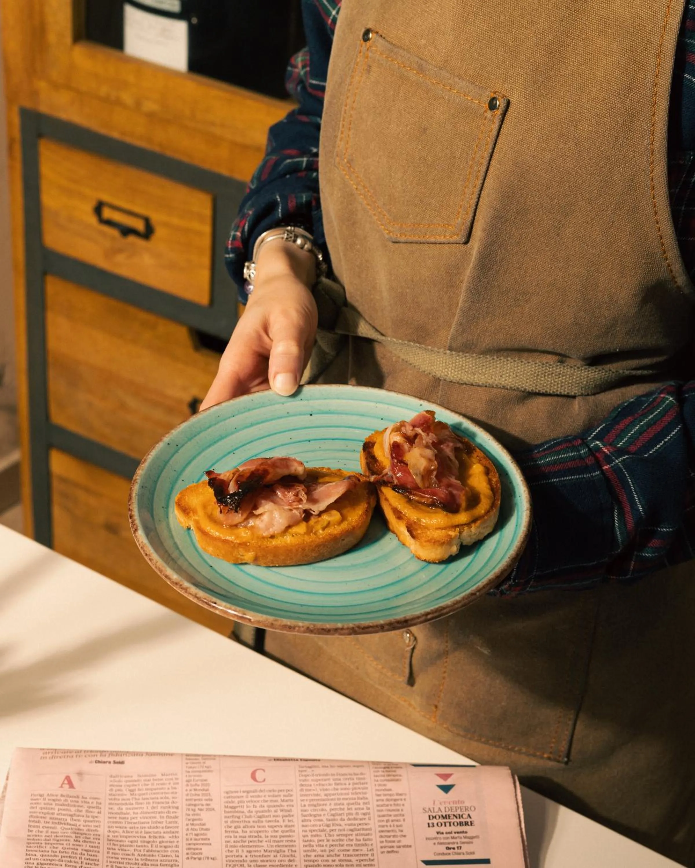 Food in LA ROSA DEL RABBI Room&Breakfast