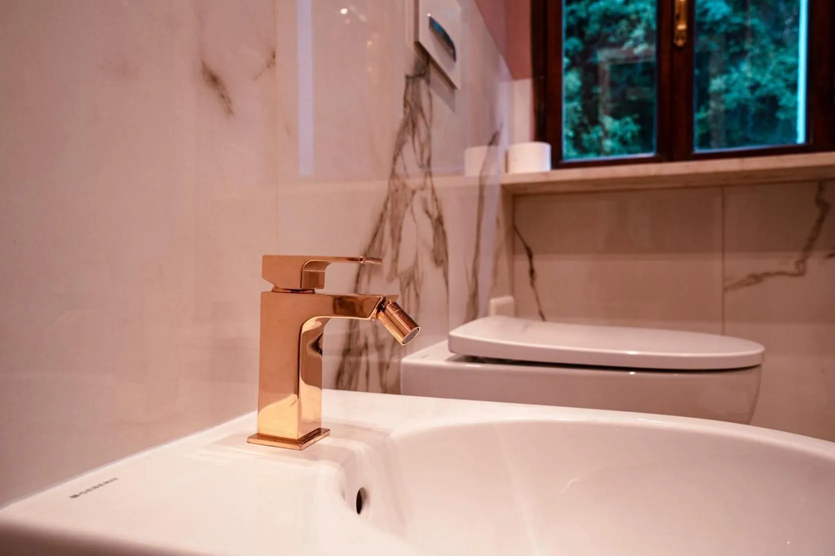 Toilet in LA ROSA DEL RABBI Room&Breakfast