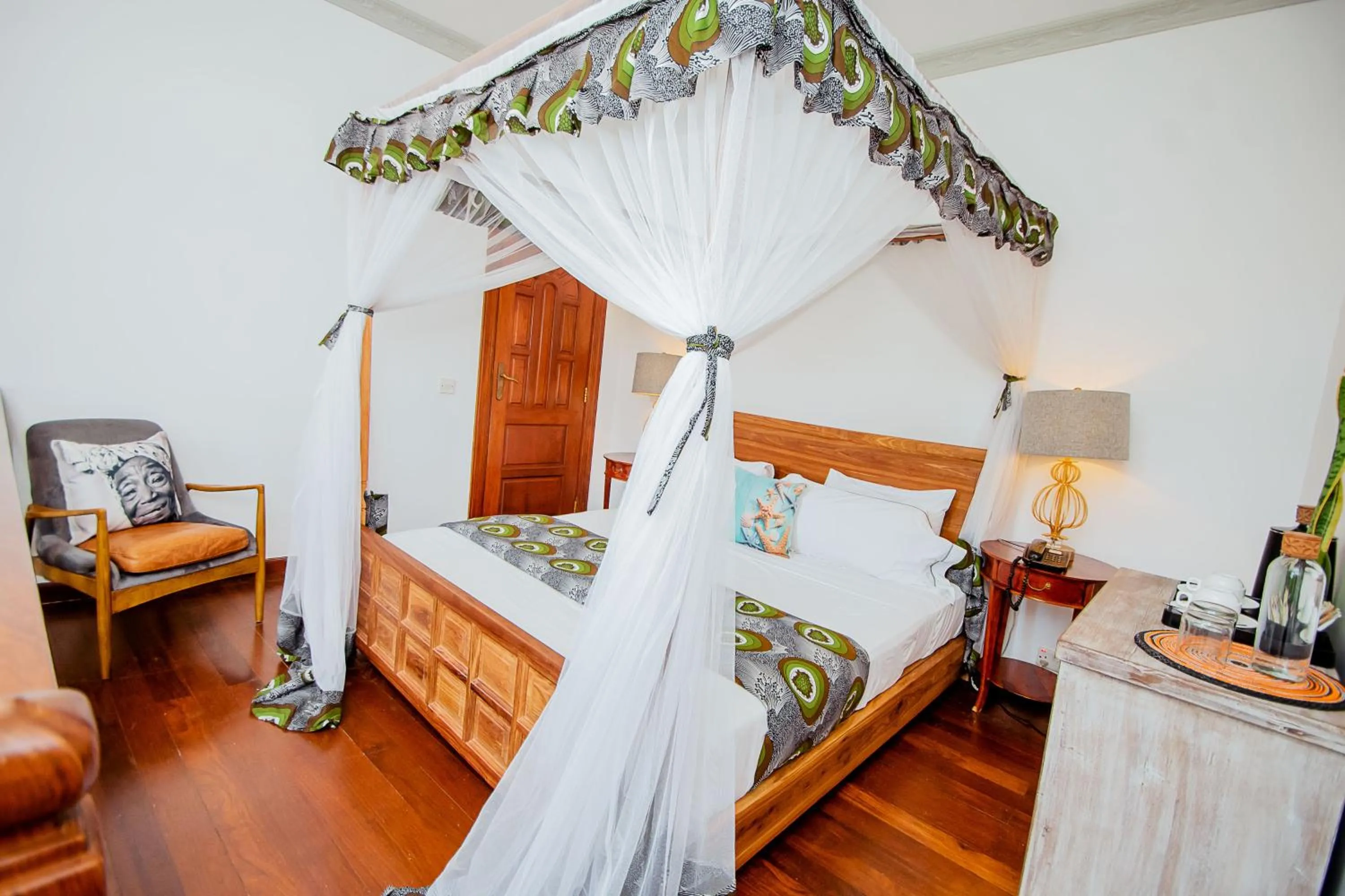 Bed in The Seyyida Hotel and Spa