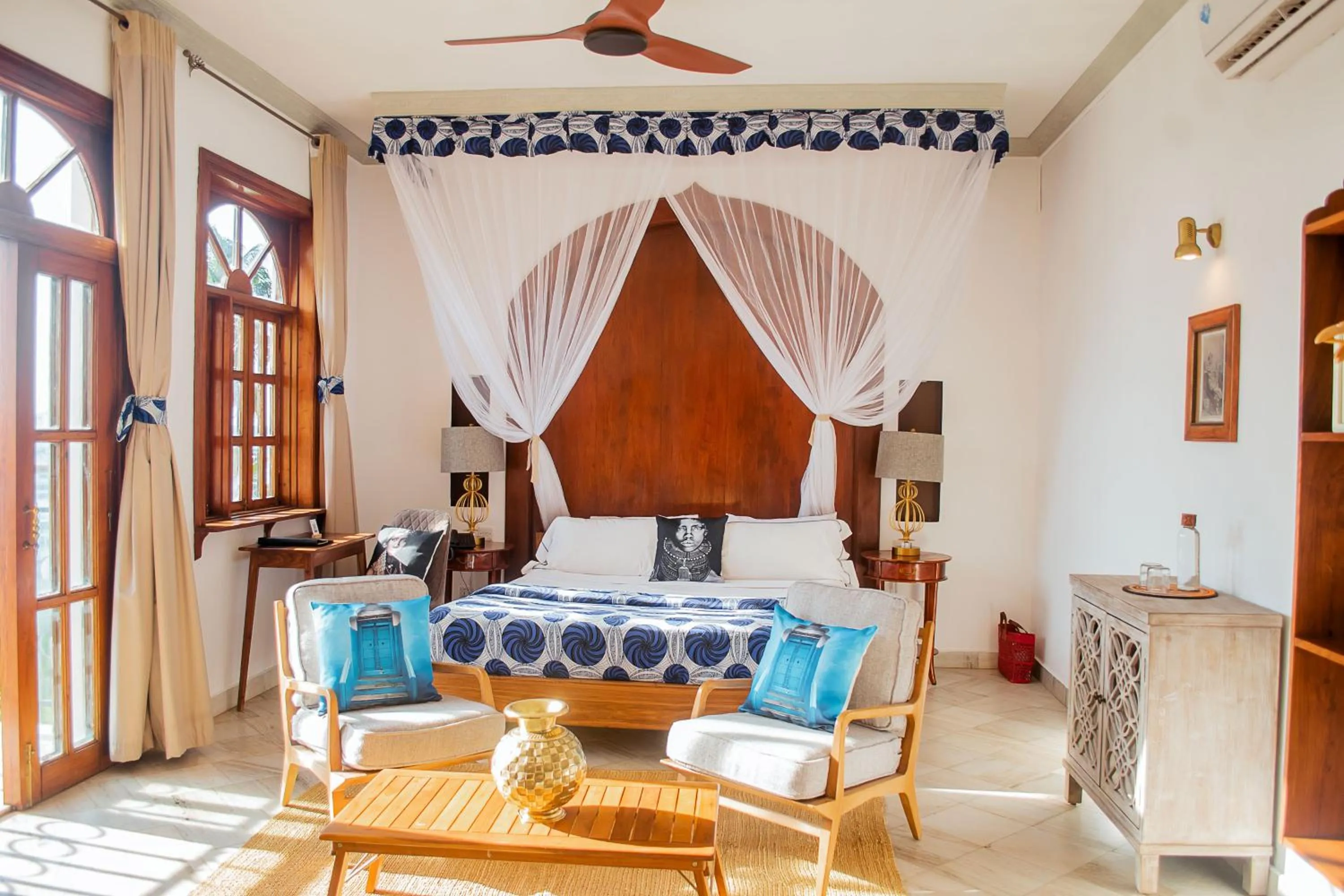 Bed in The Seyyida Hotel and Spa