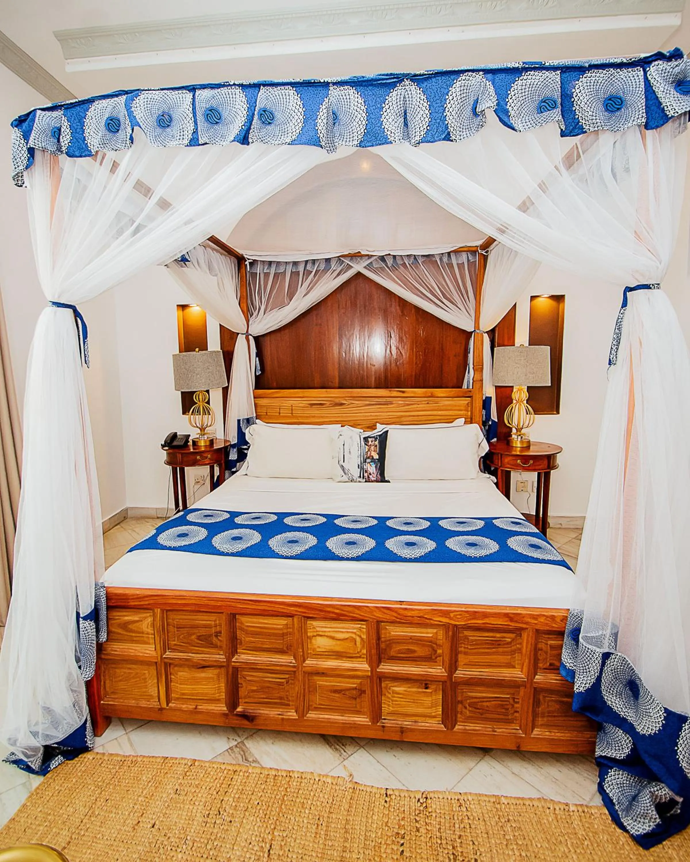 Bed in The Seyyida Hotel and Spa