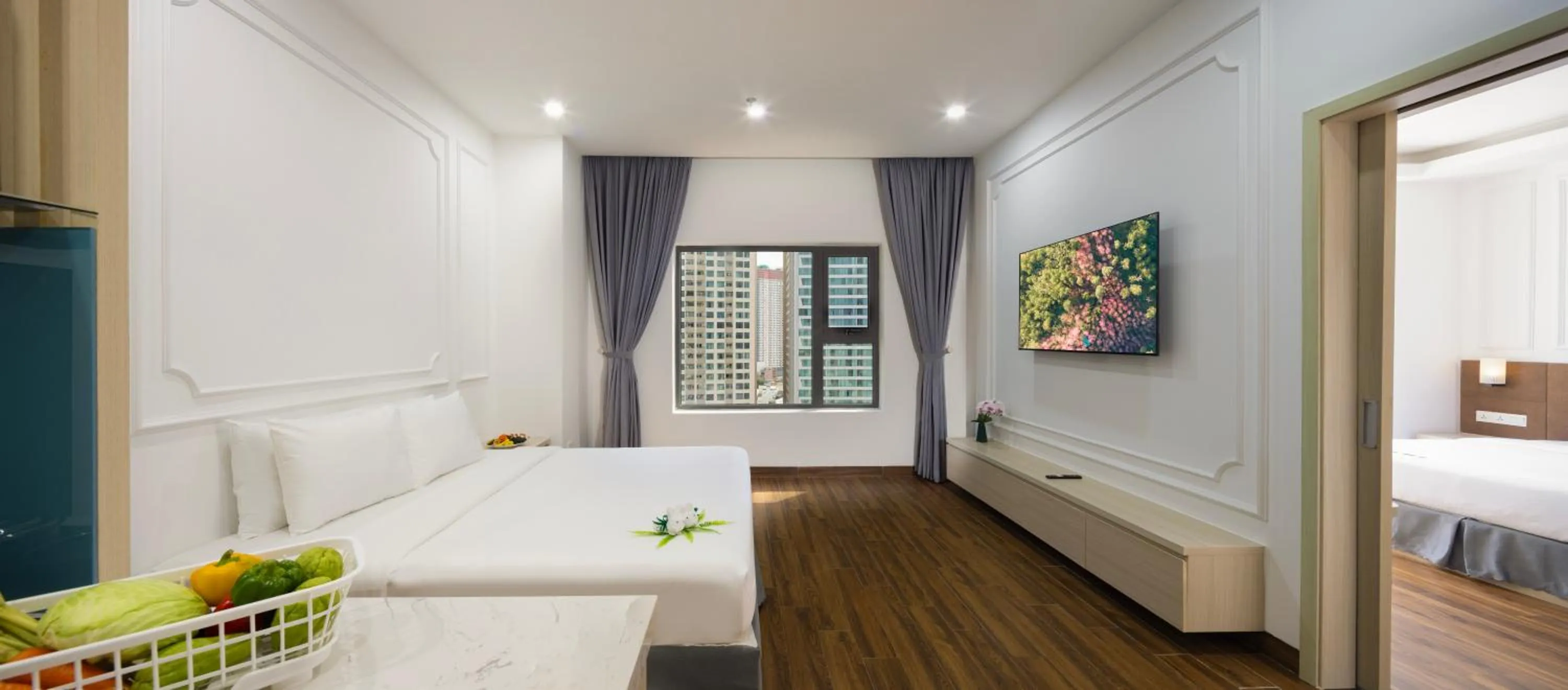 Photo of the whole room, Bed in Hon Chong Retreat Hotel