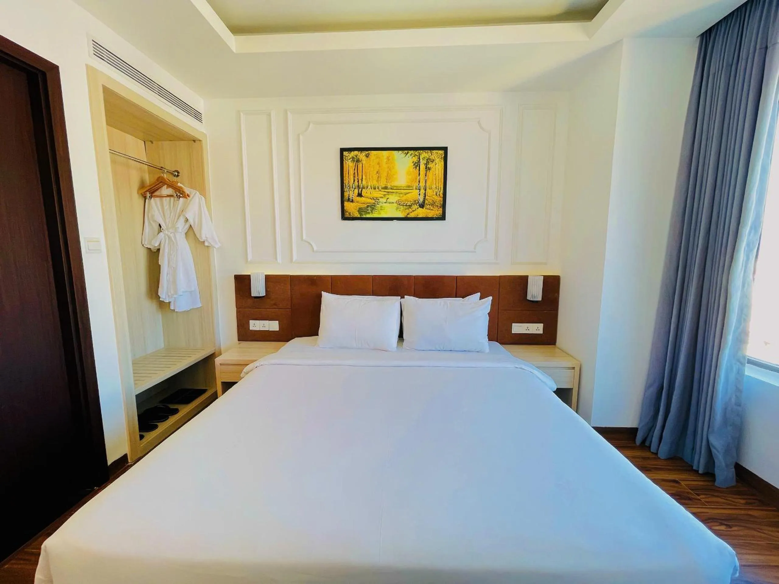Bed in Hon Chong Retreat Hotel