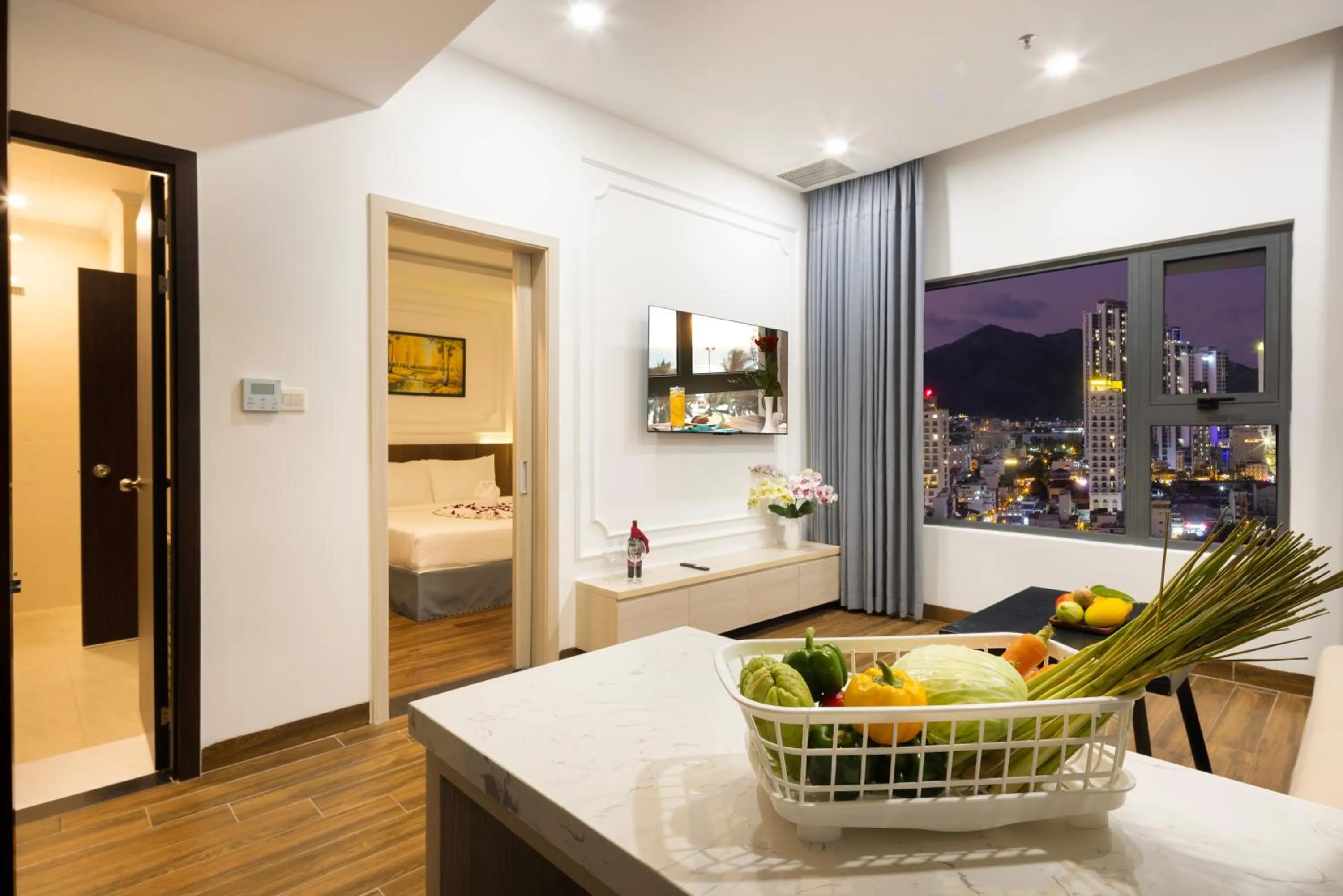 Living room in Hon Chong Retreat Hotel