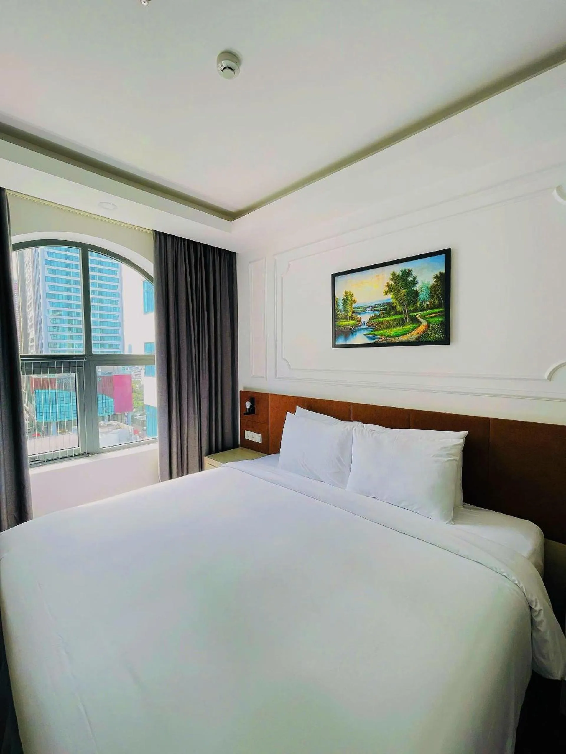 Bed in Hon Chong Retreat Hotel