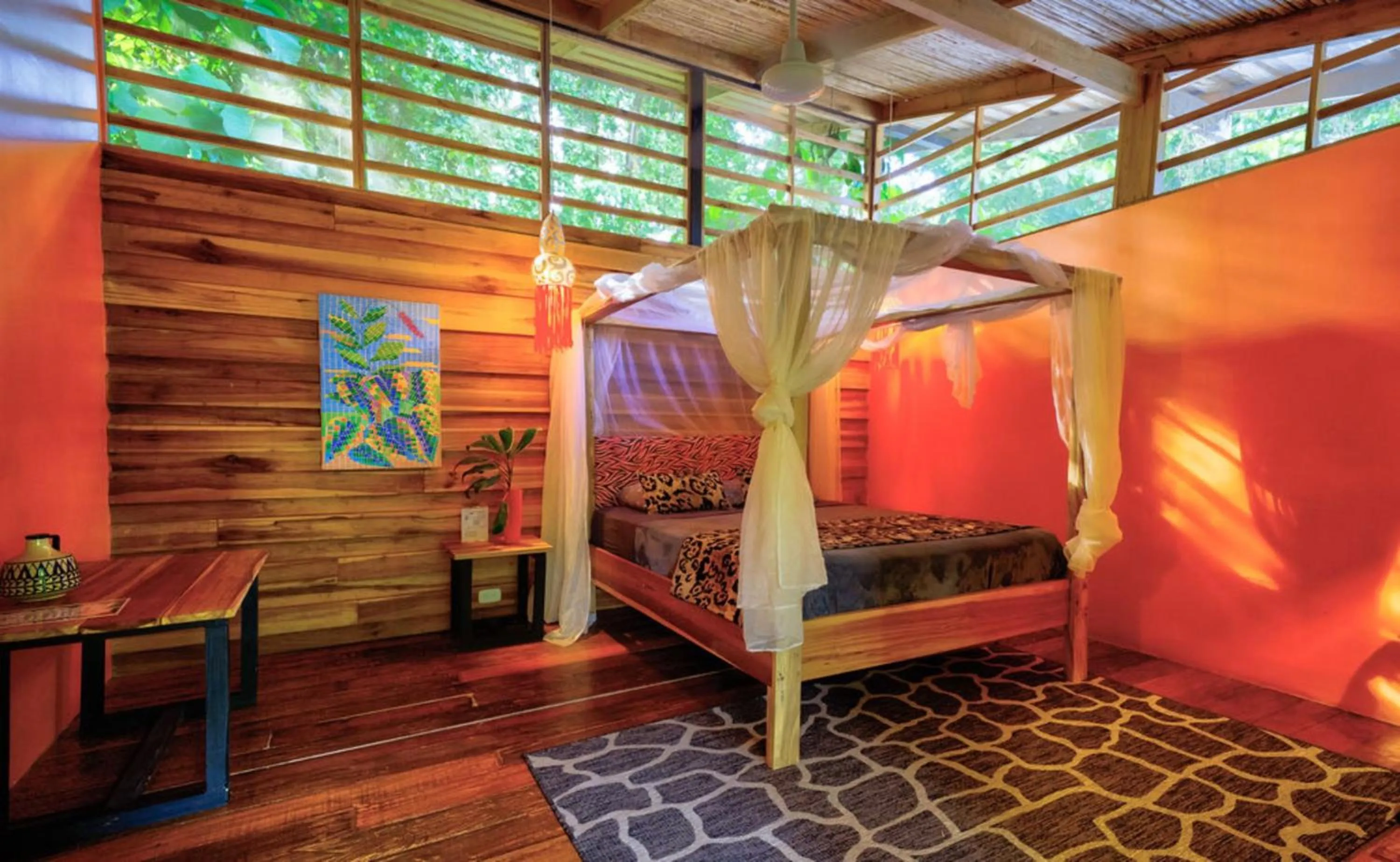 Bed in La Shamana - Ecological Concept in Jungle