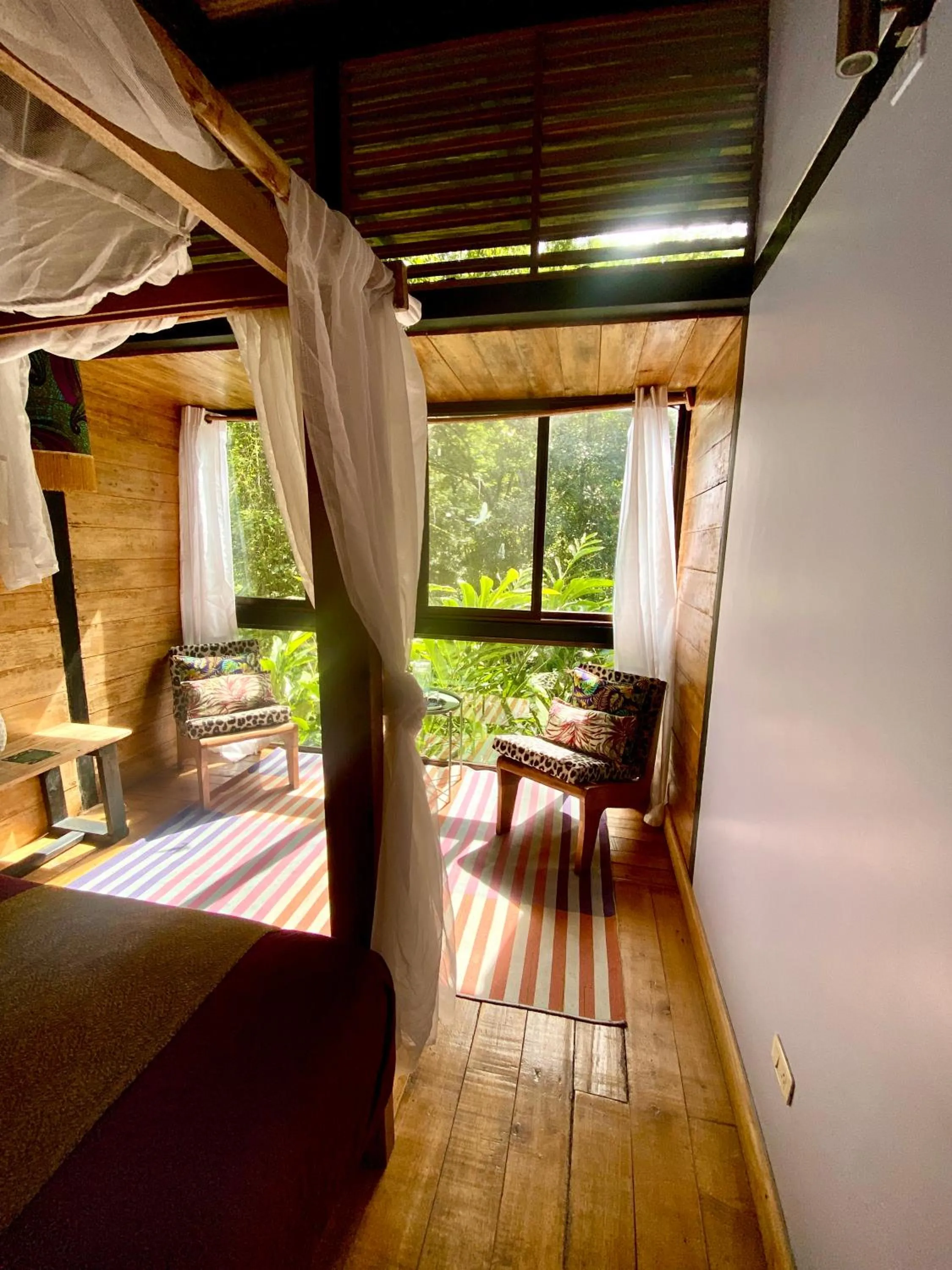 Seating area, Bed in La Shamana - Ecological Concept in Jungle