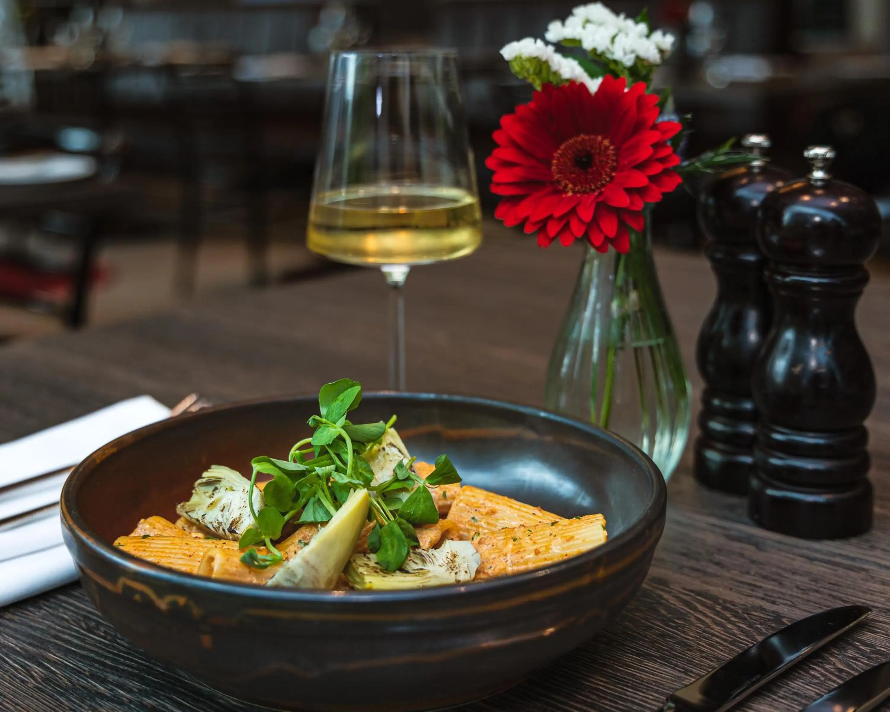 Food close-up in Hilton London Wembley