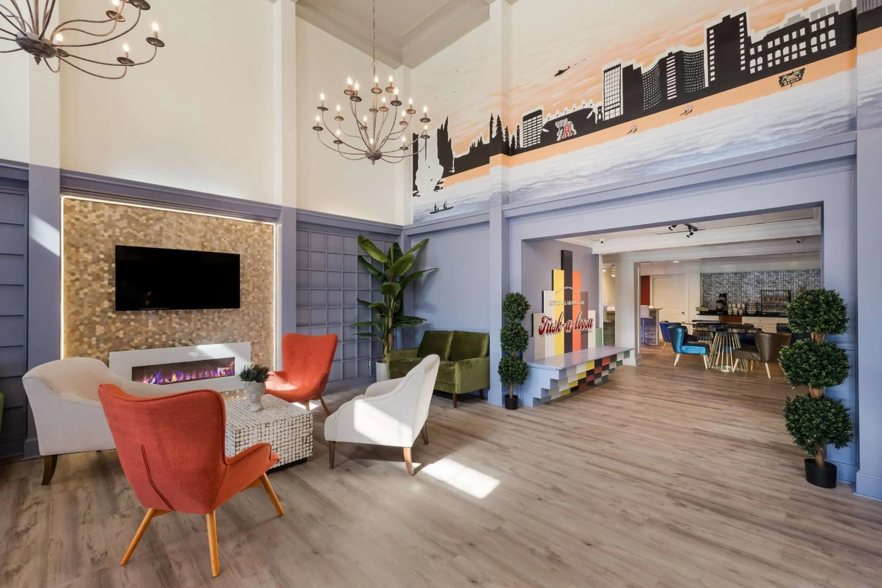 Lobby or reception in SureStay Hotel By Best Western Tuscaloosa Southeast