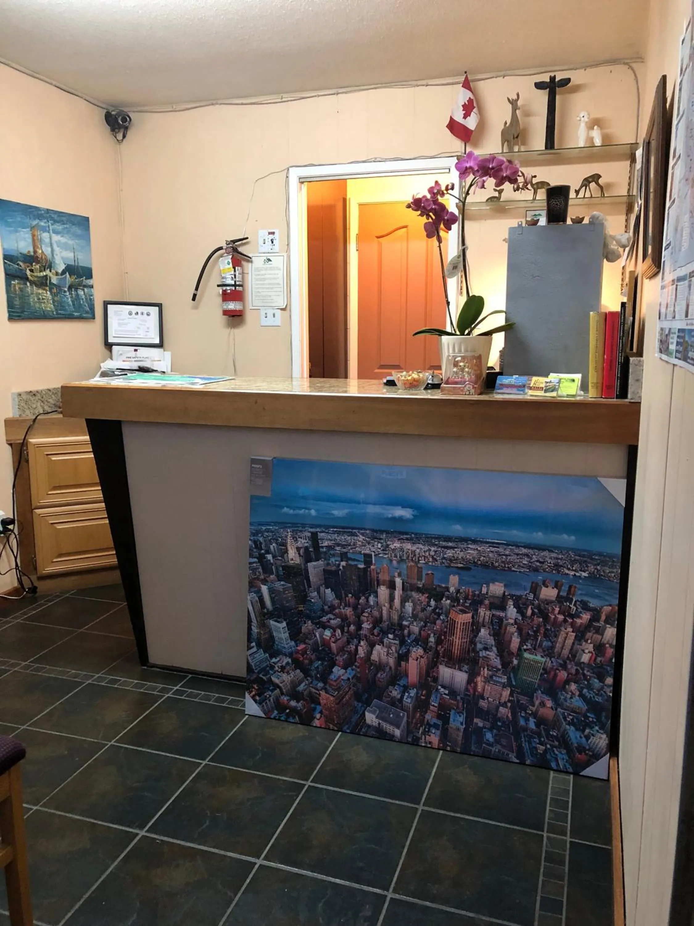 Lobby or reception in Holiday House Motel