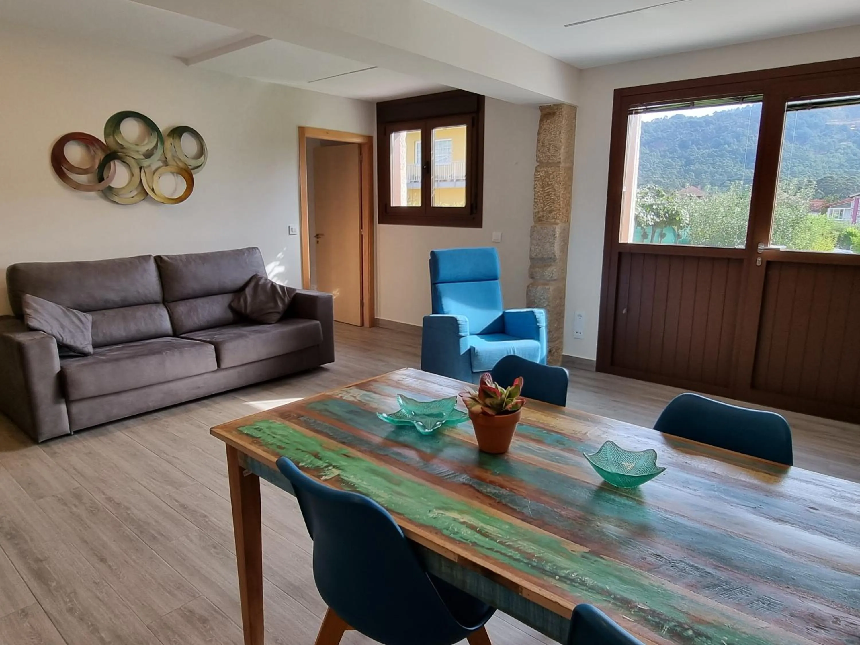 Living room in Apartamentos Ria de Aldan