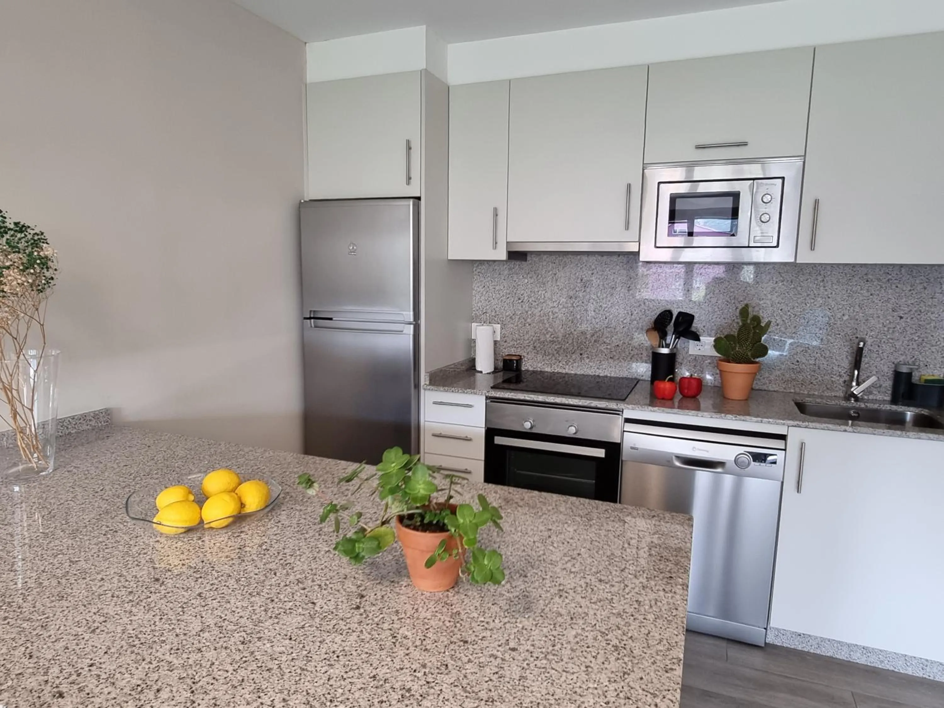 kitchen in Apartamentos Ria de Aldan