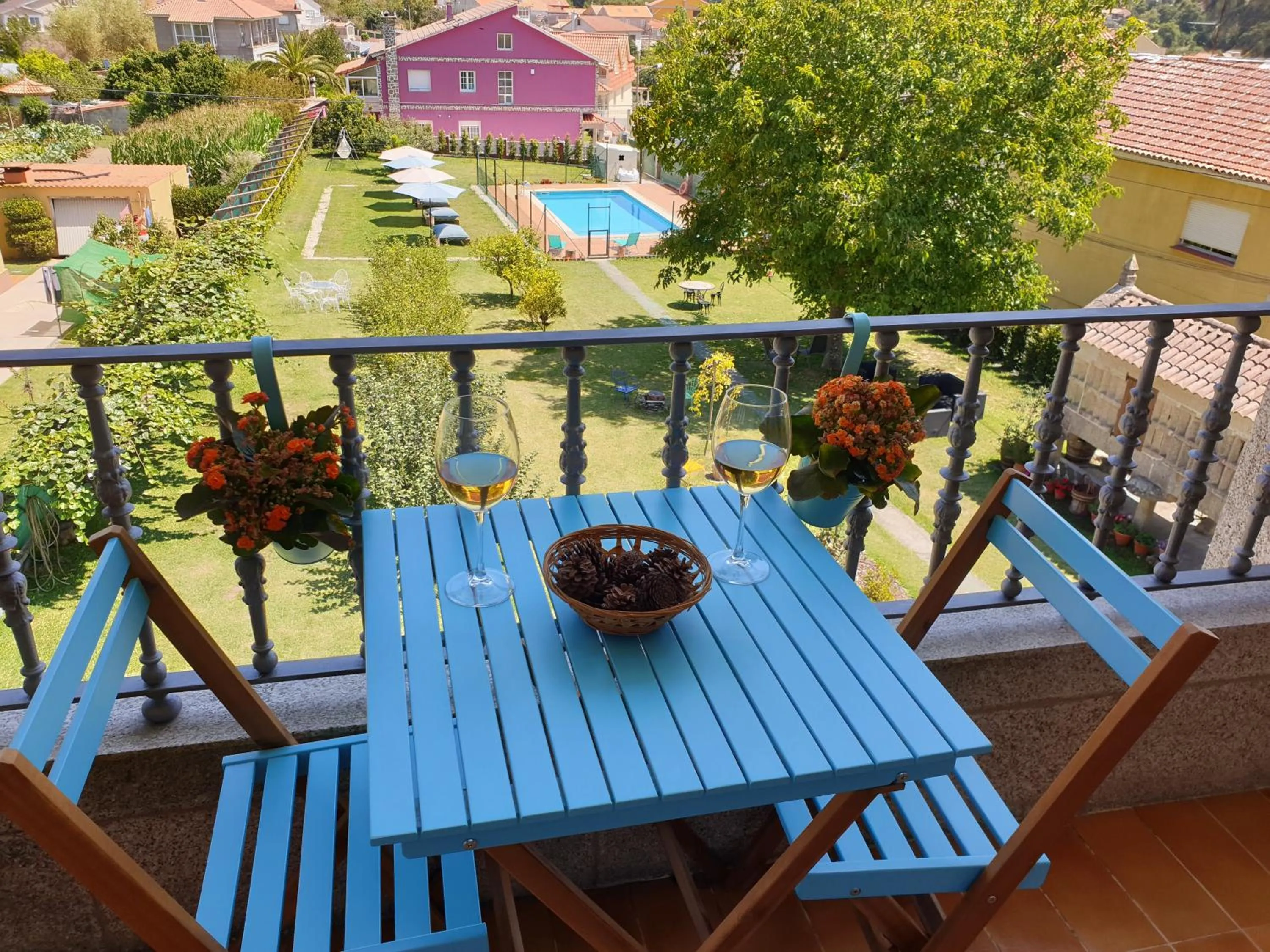 Balcony/Terrace in Apartamentos Ria de Aldan