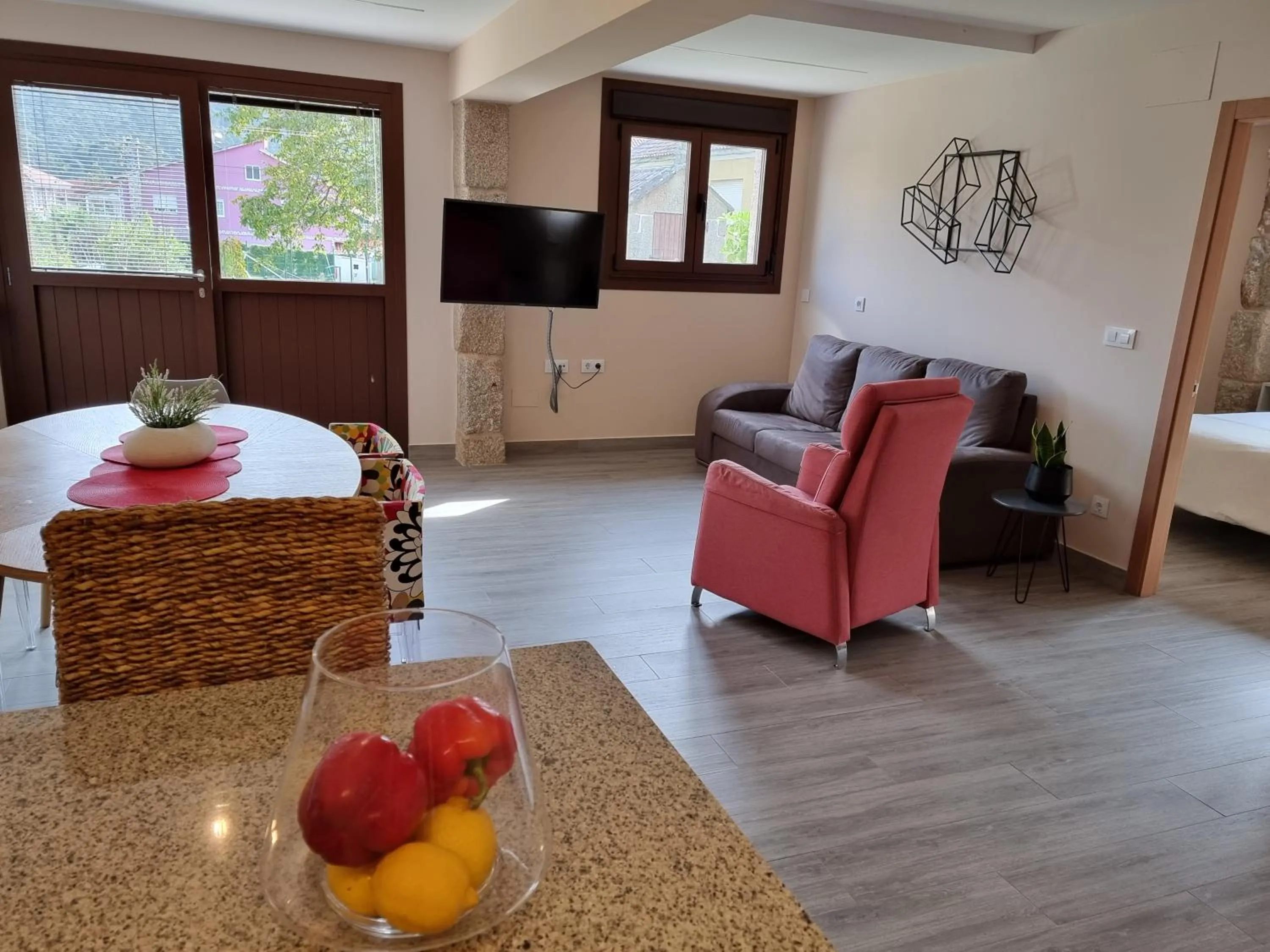 Living room in Apartamentos Ria de Aldan