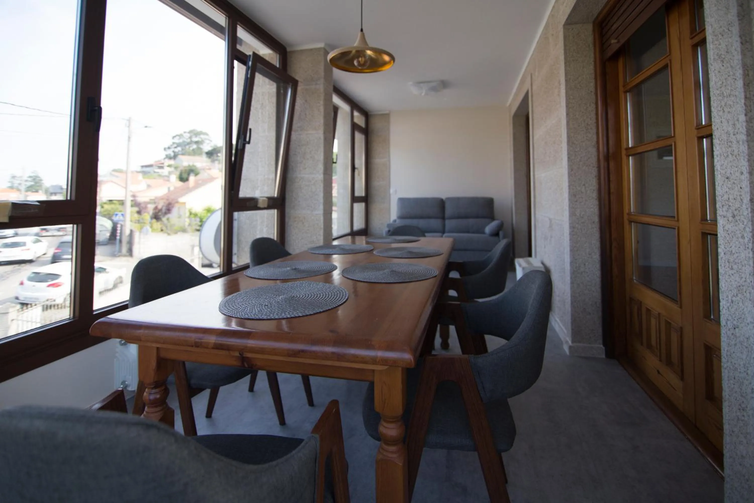 Dining area in Apartamentos Ria de Aldan