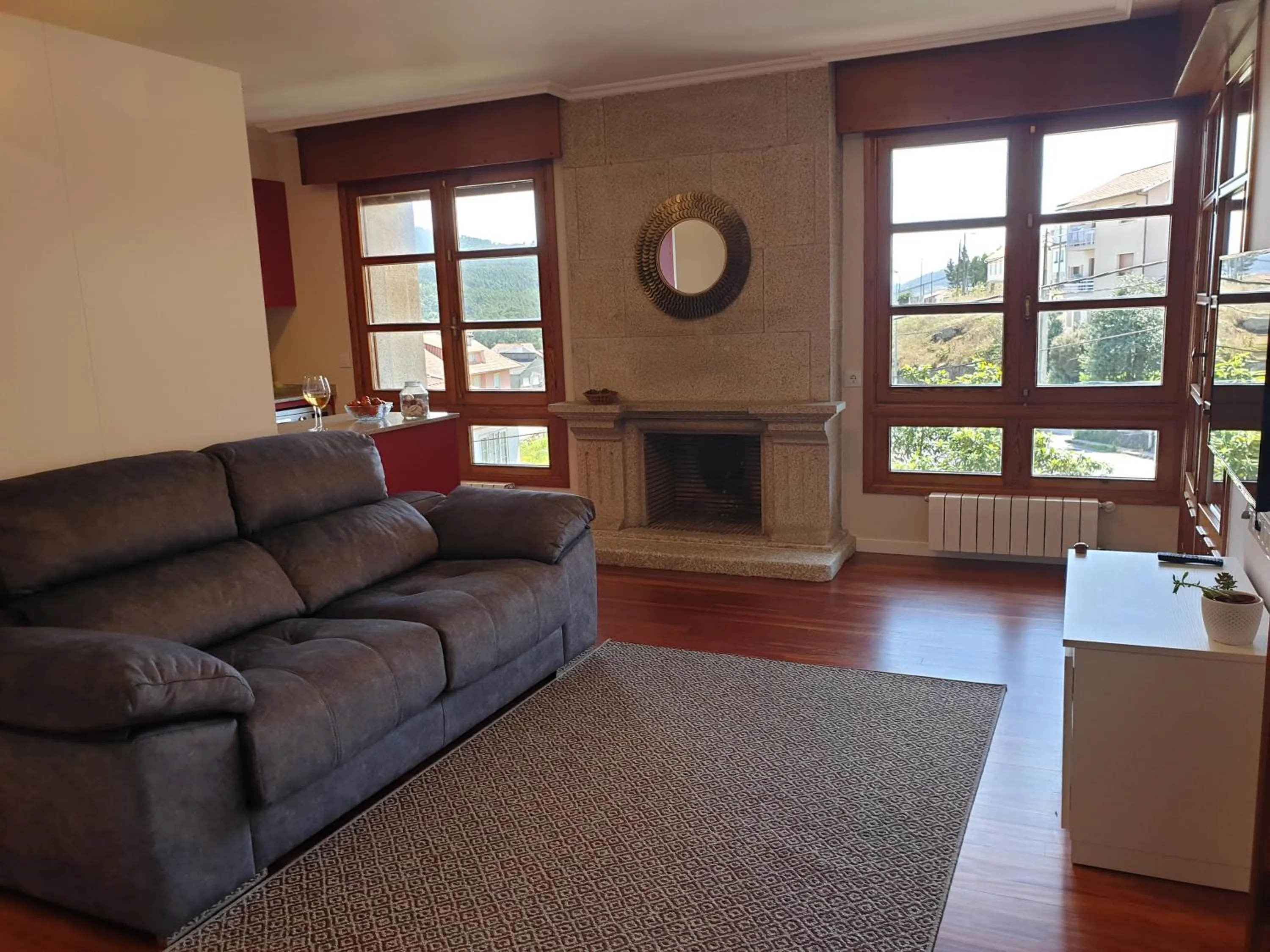 Living room in Apartamentos Ria de Aldan