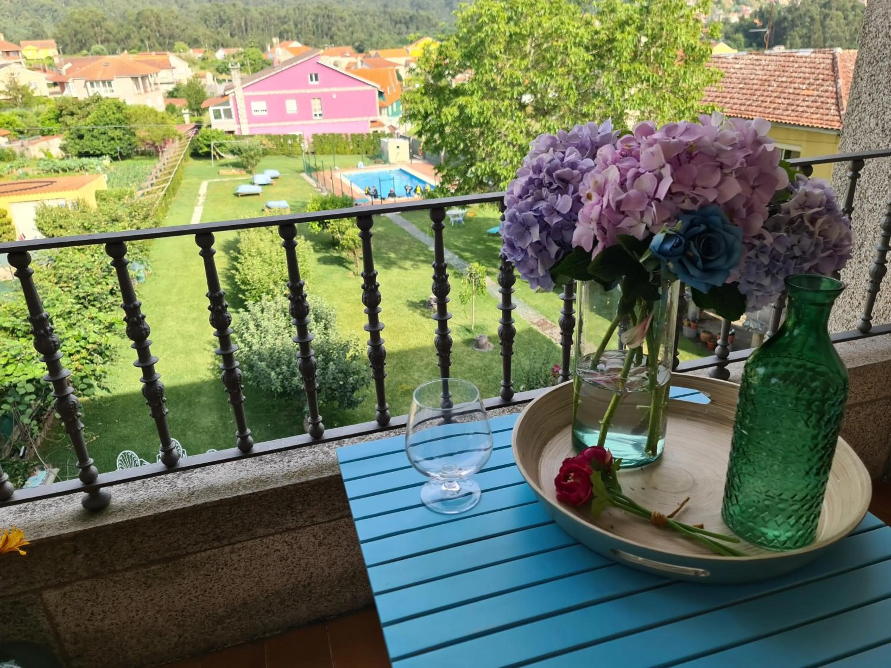 Balcony/Terrace in Apartamentos Ria de Aldan