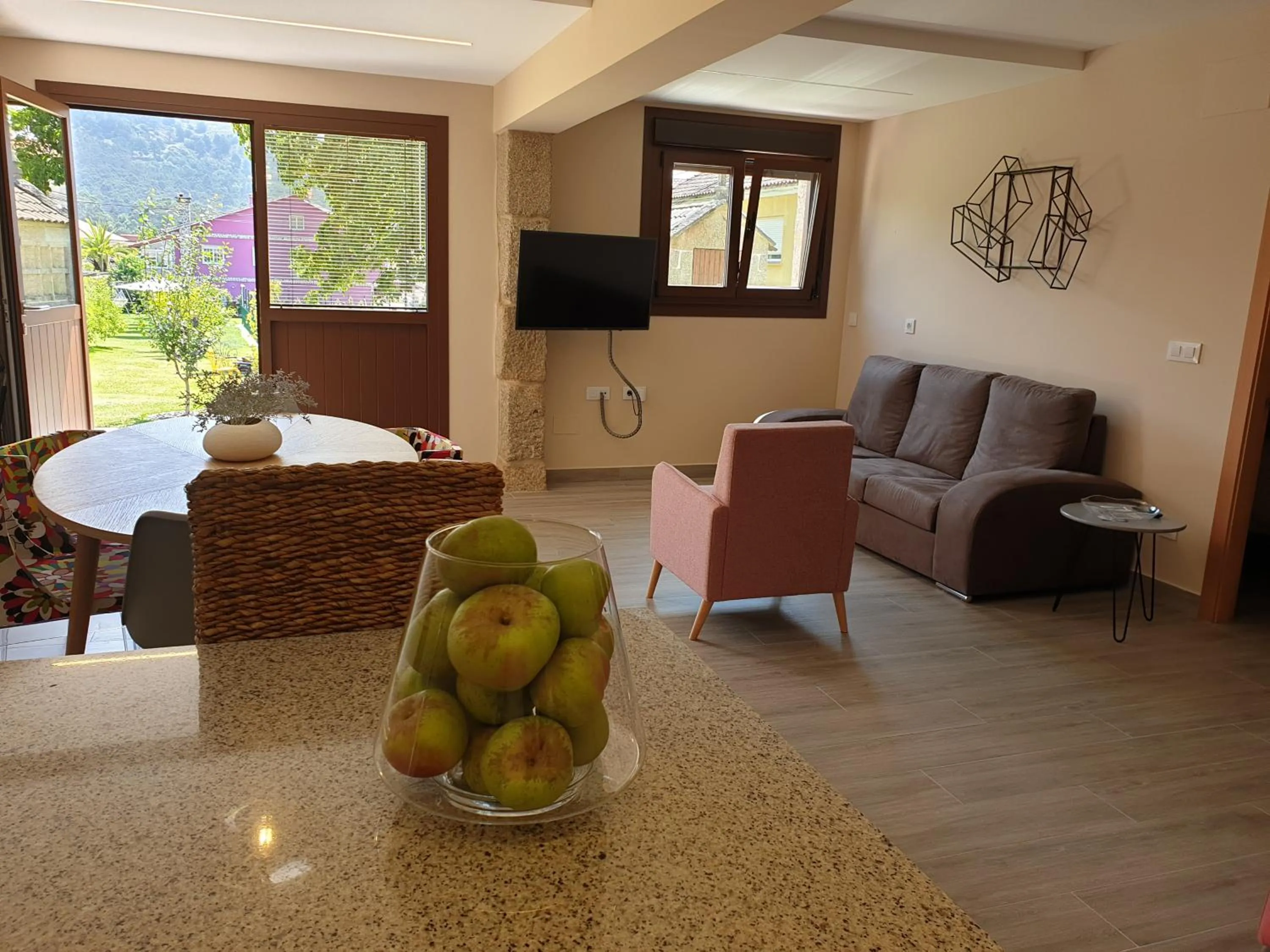 Living room in Apartamentos Ria de Aldan