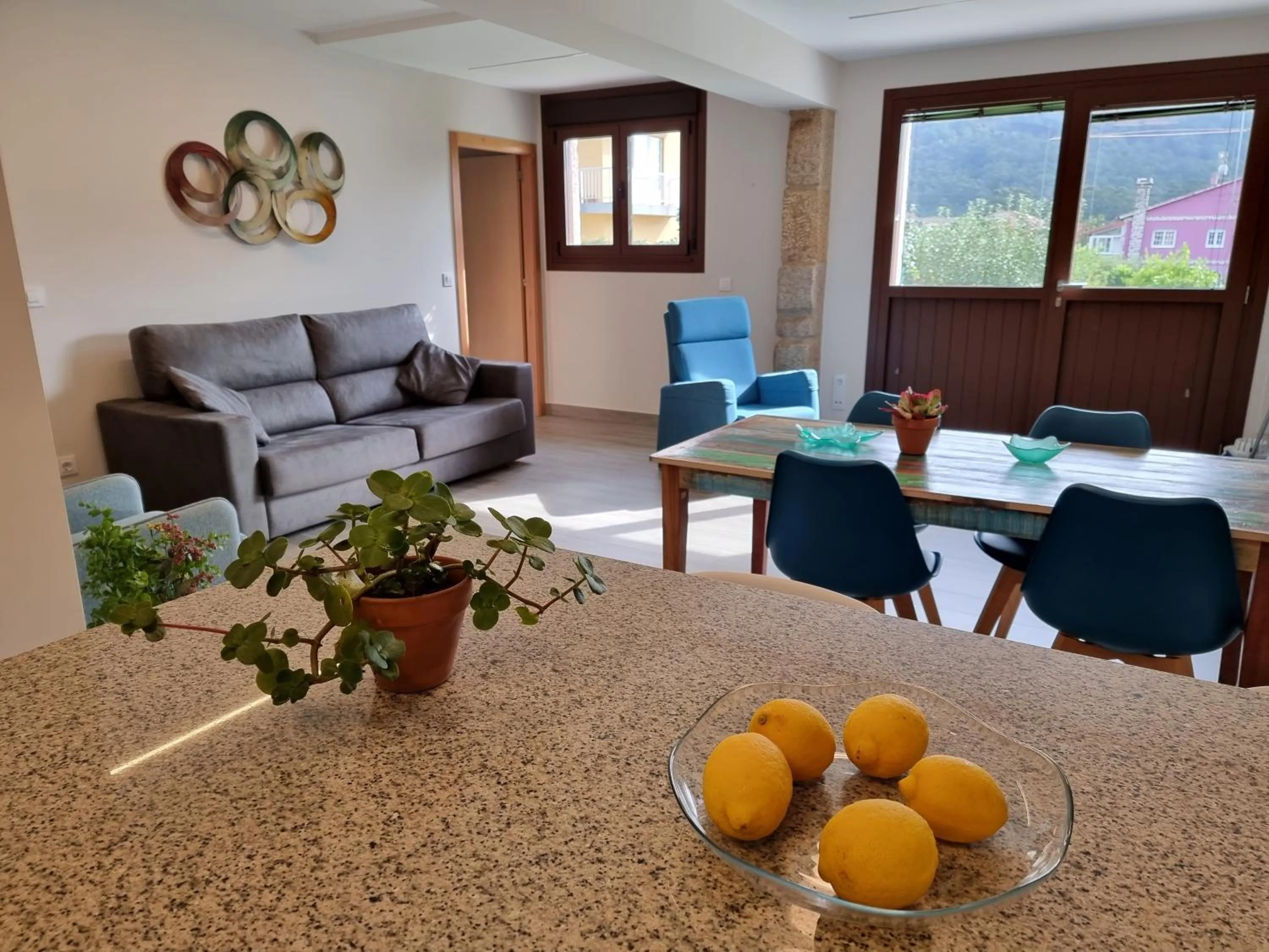 Living room in Apartamentos Ria de Aldan