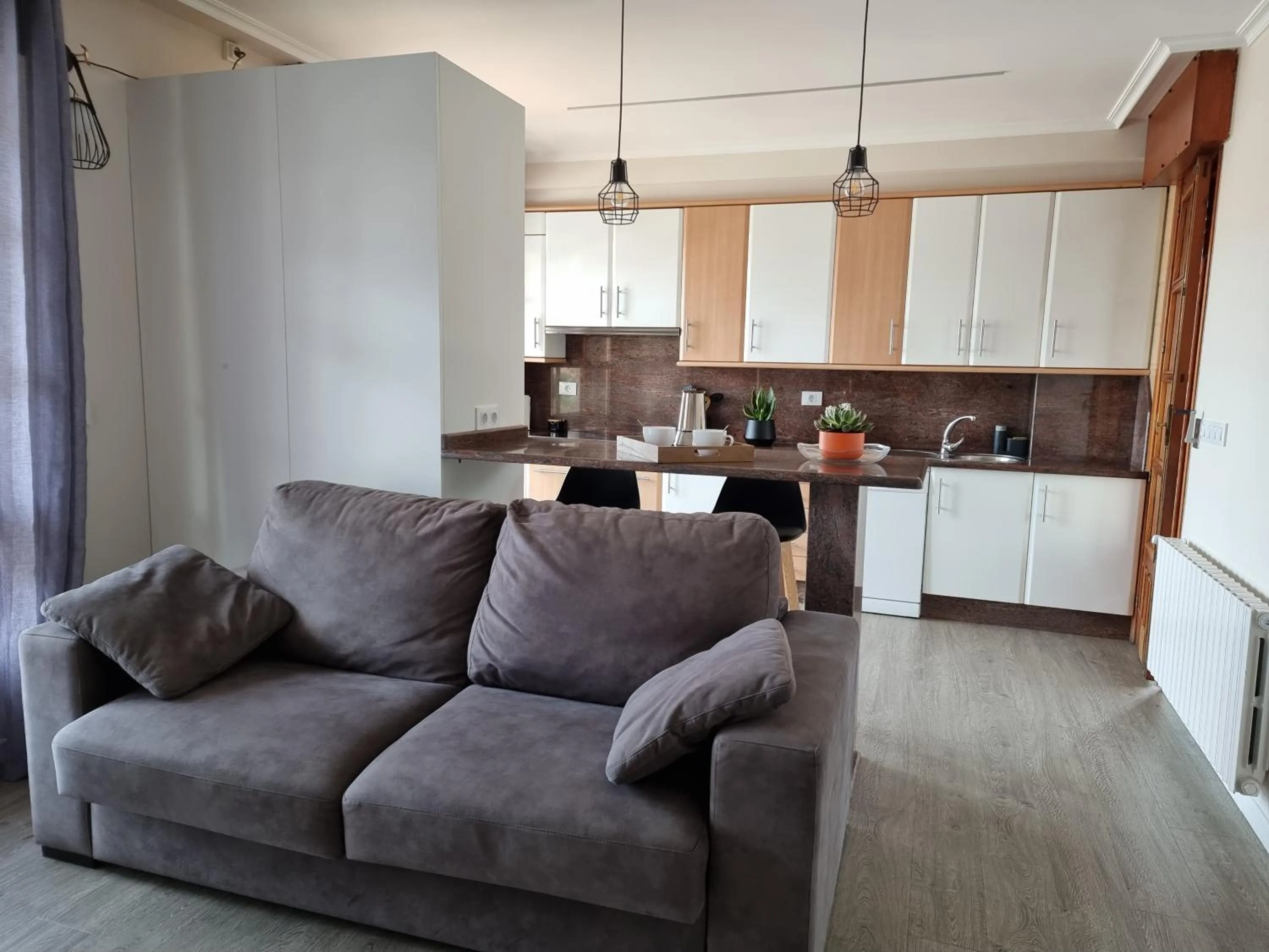 Living room in Apartamentos Ria de Aldan