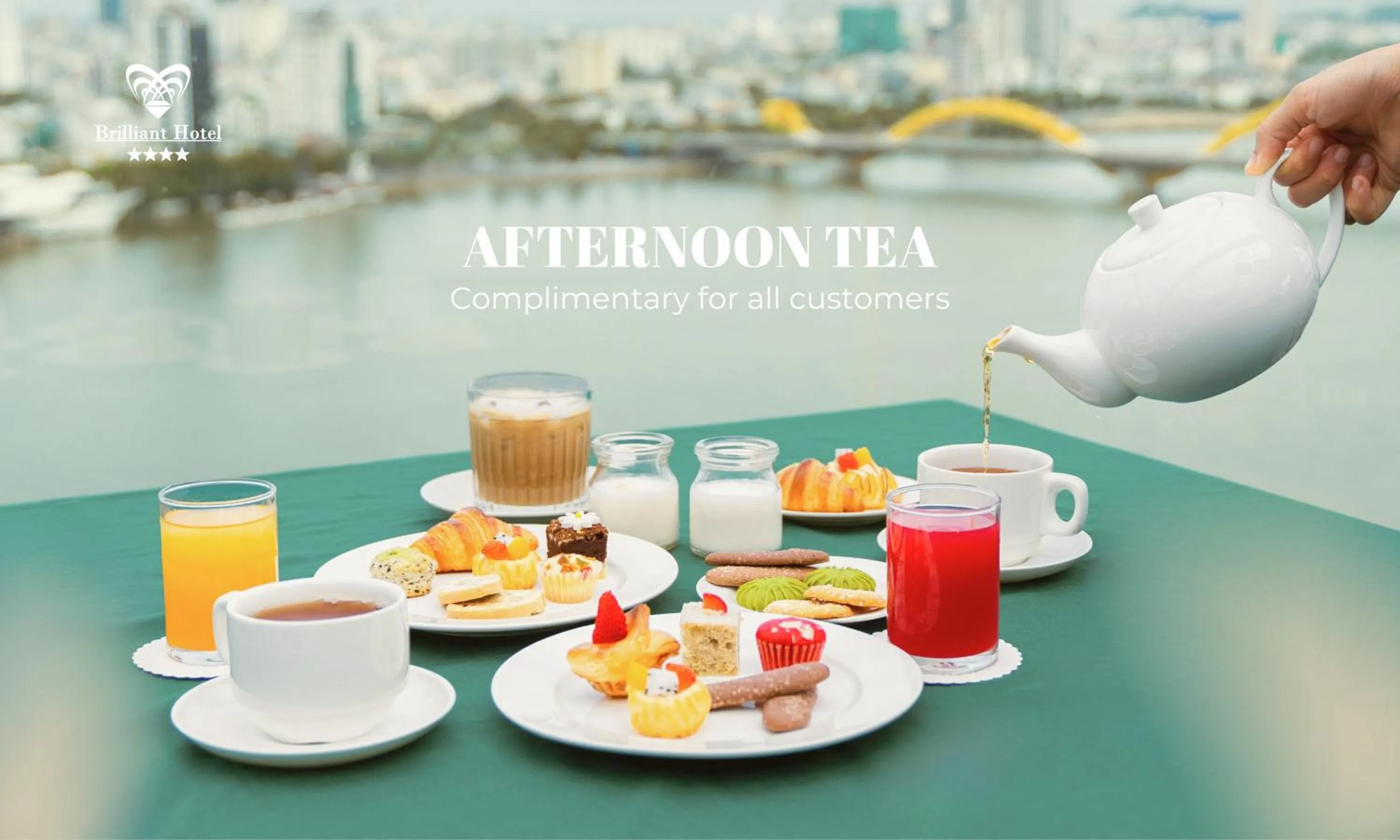 Food and drinks in Brilliant Hotel - Afternoon Tea Inclusive