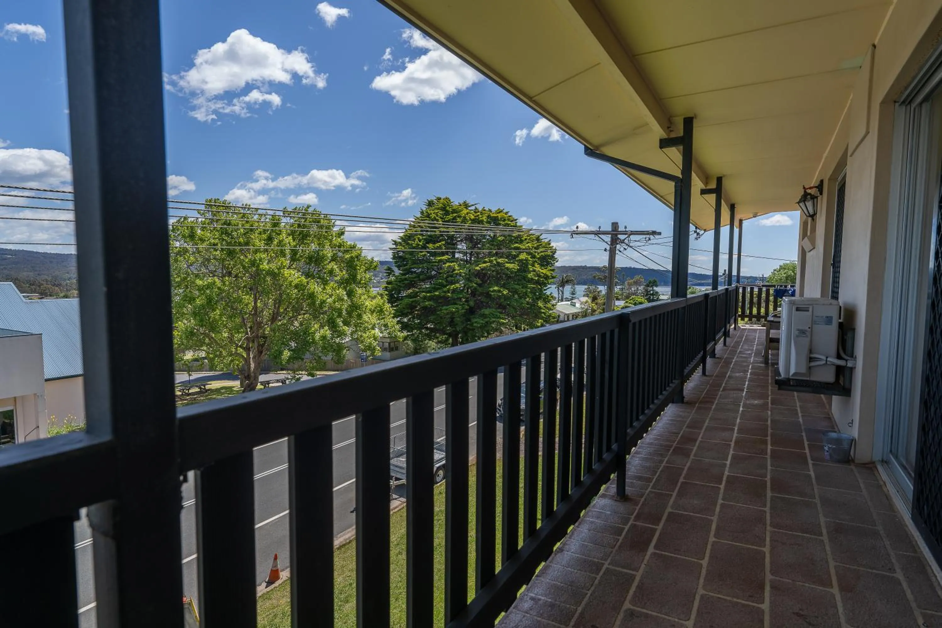 Balcony/Terrace in Halfway Motel