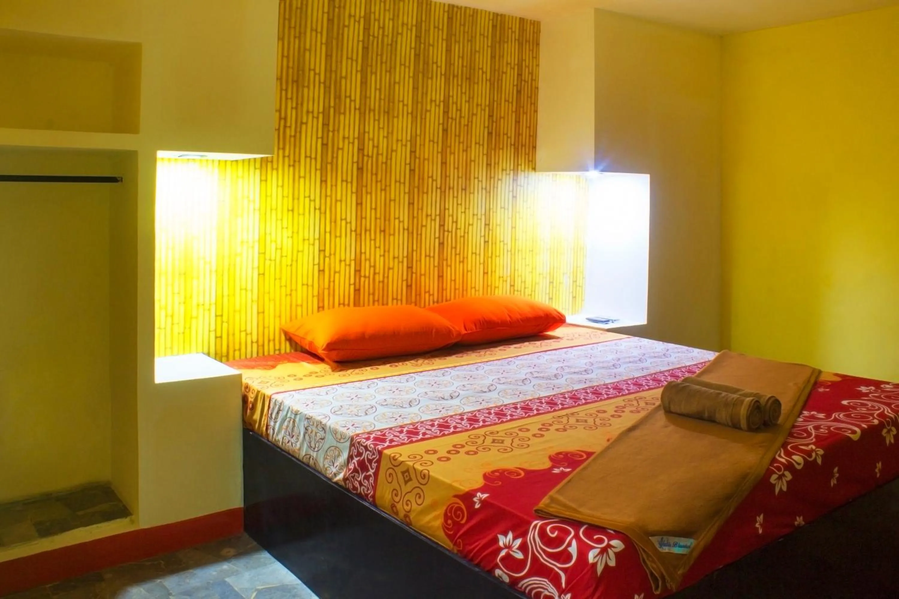 Bed in New Priok Indah Syariah Hotel