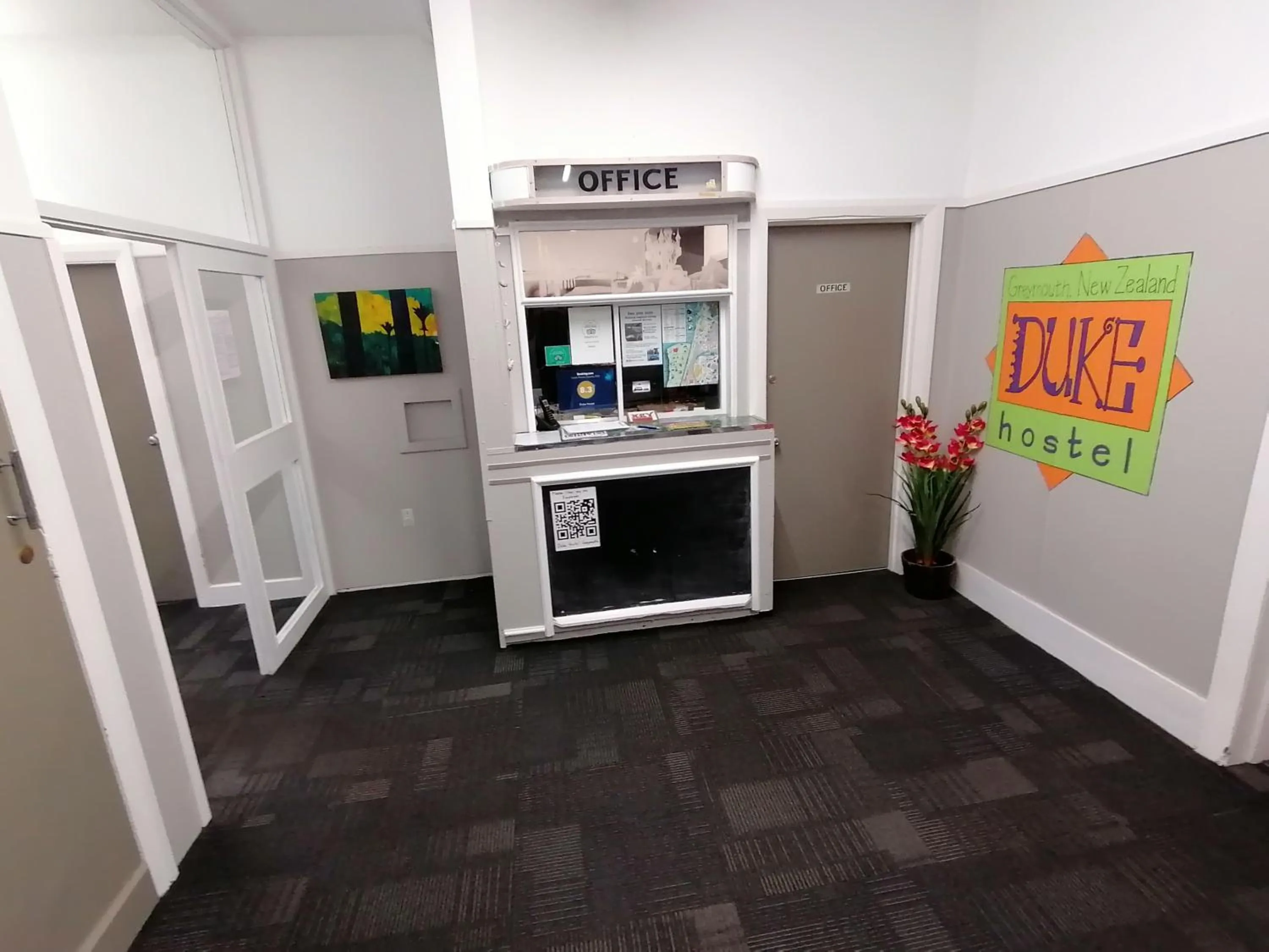 Lobby or reception in The Duke Hostel