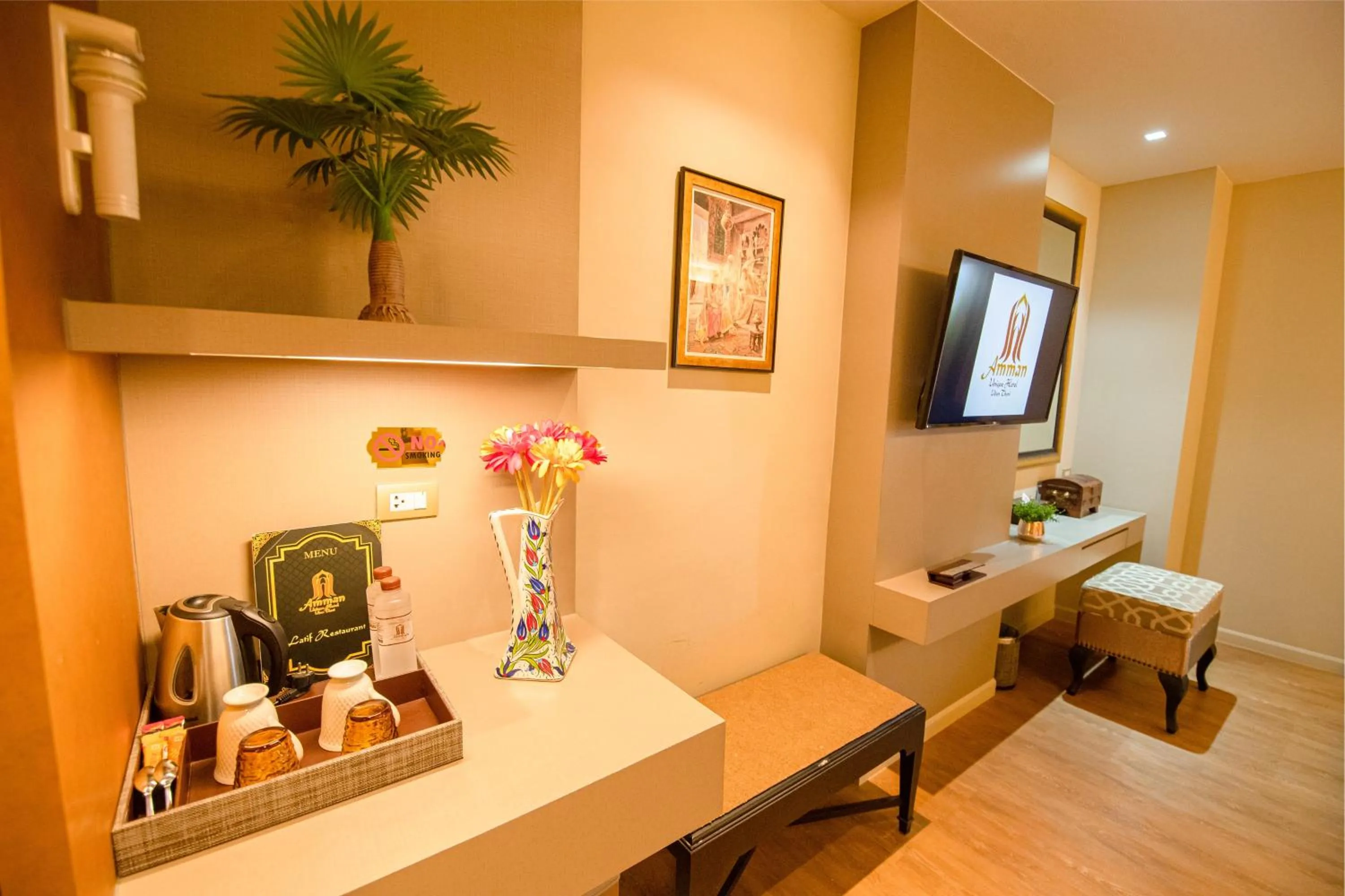 Bedroom in Amman Unique Hotel