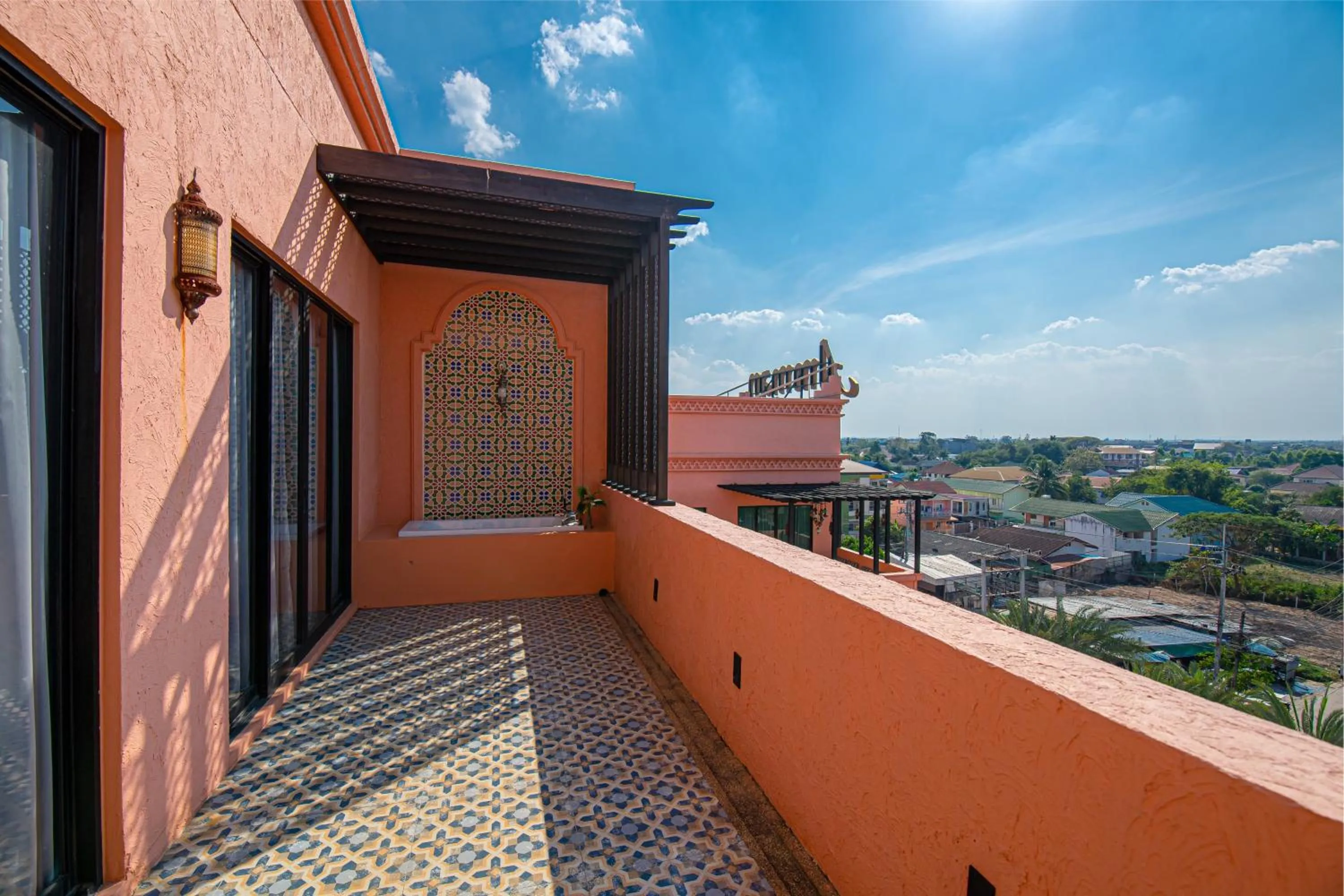 Balcony/Terrace in Amman Unique Hotel