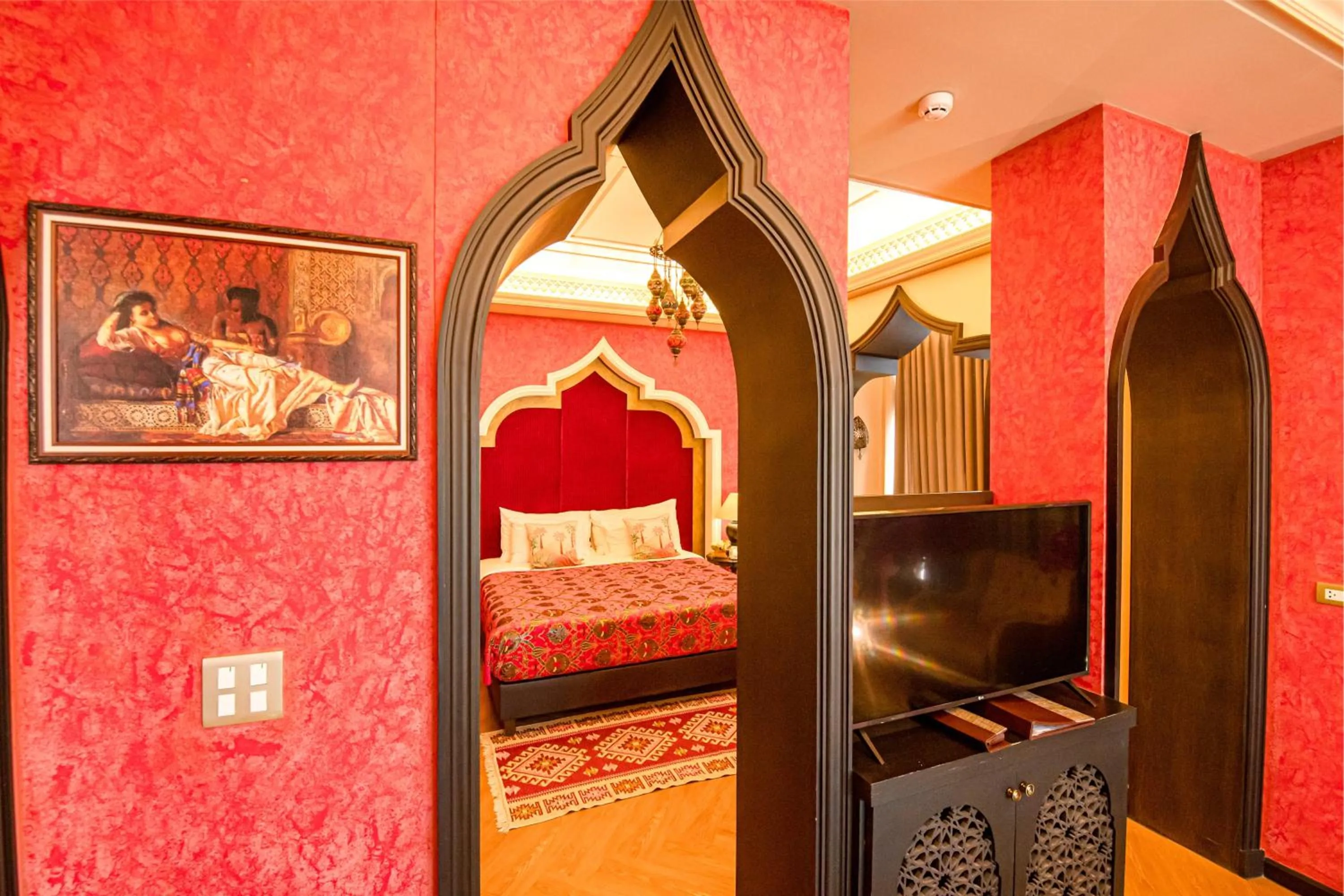 Bedroom, Bed in Amman Unique Hotel