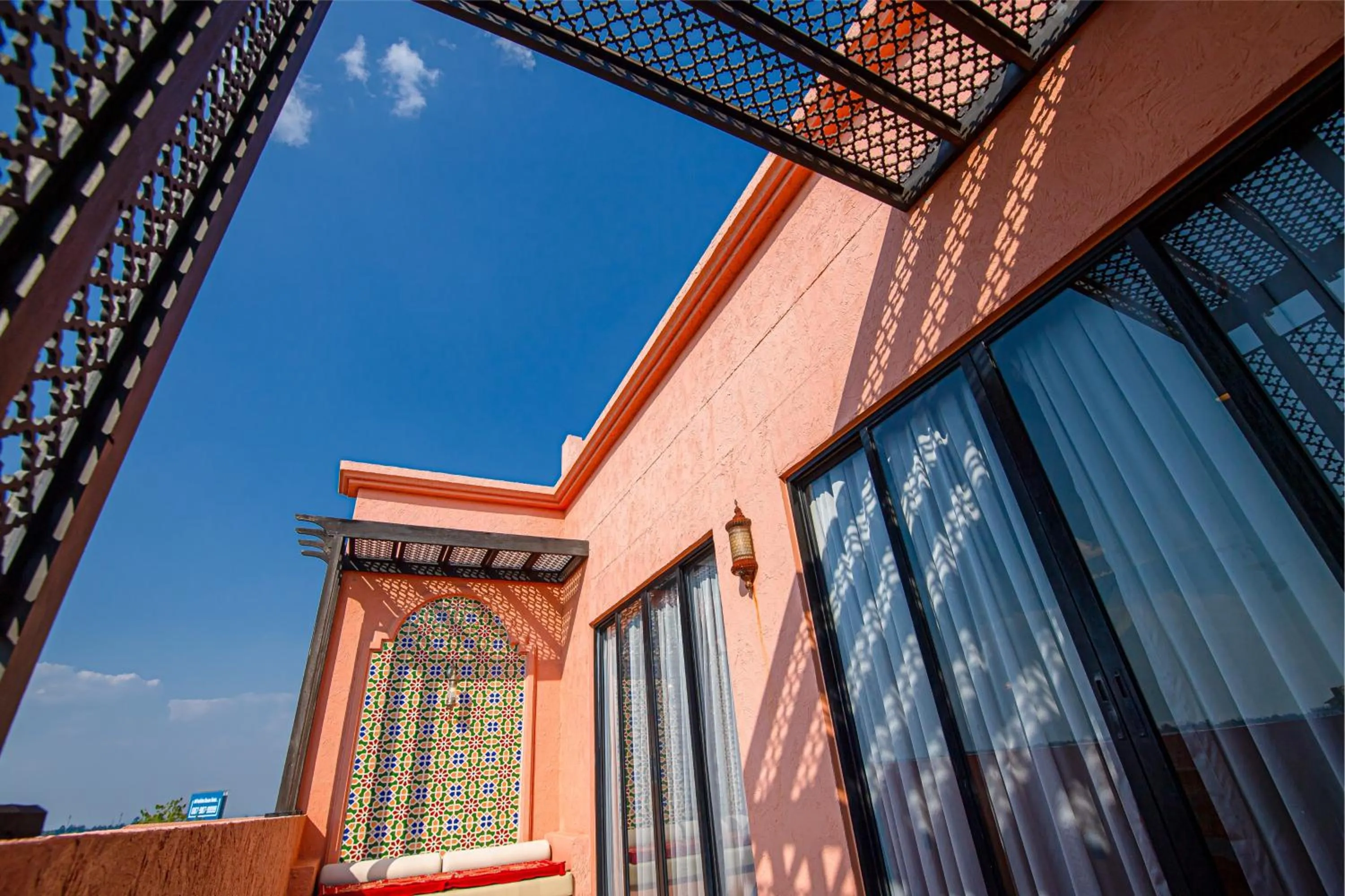 Balcony/Terrace in Amman Unique Hotel