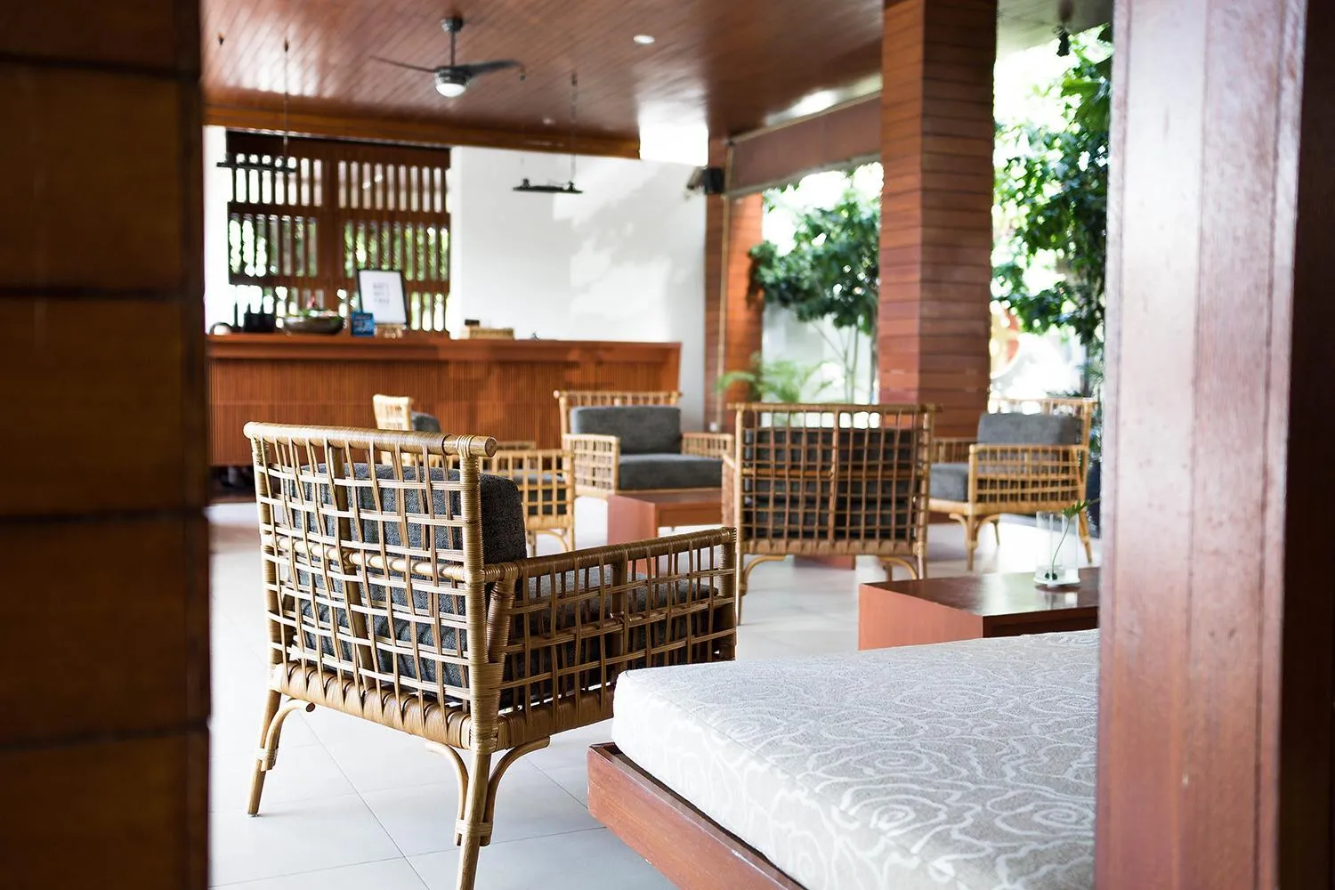 Lobby or reception in Tri-Shawa Resort