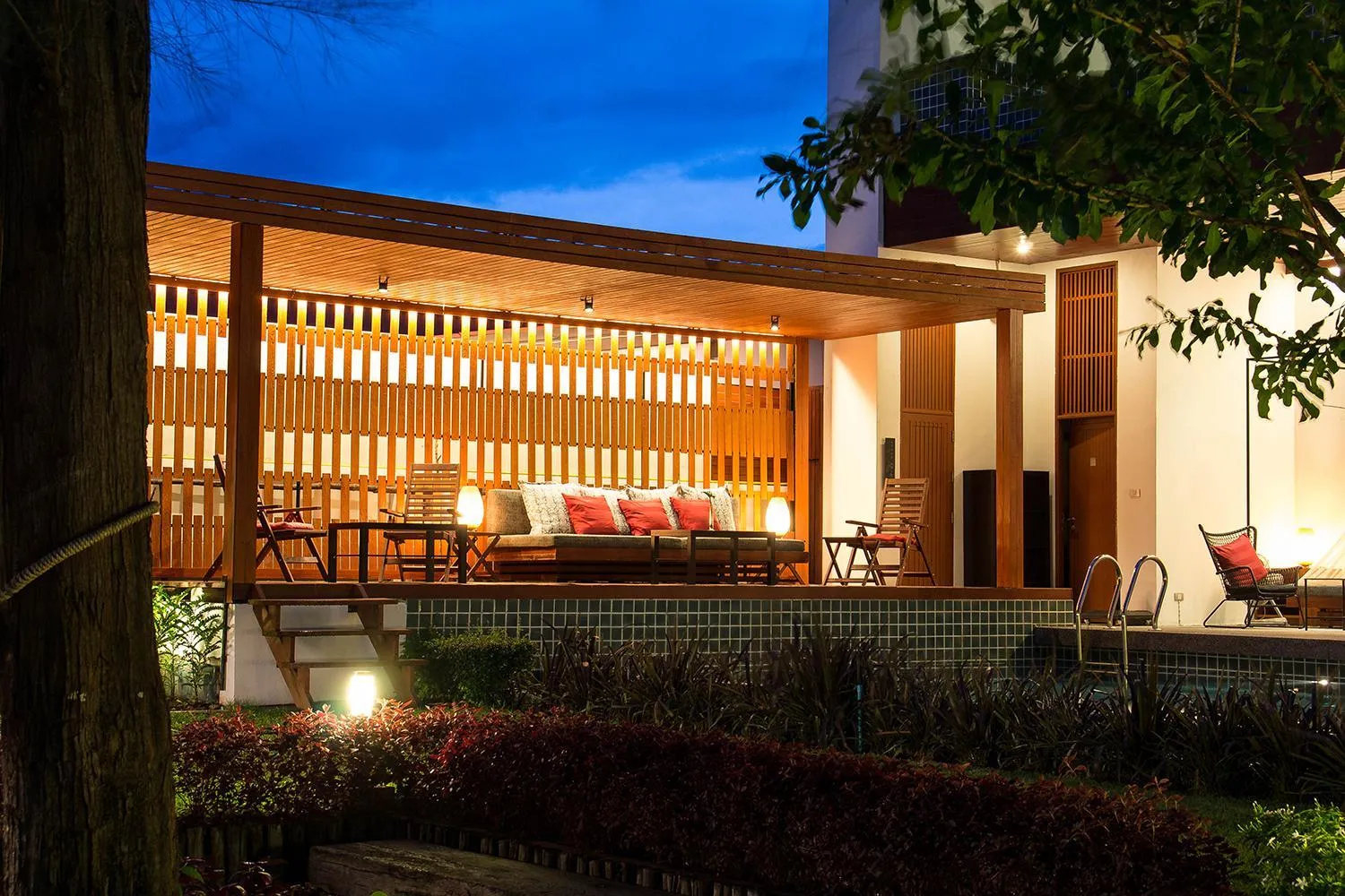 Facade/entrance in Tri-Shawa Resort