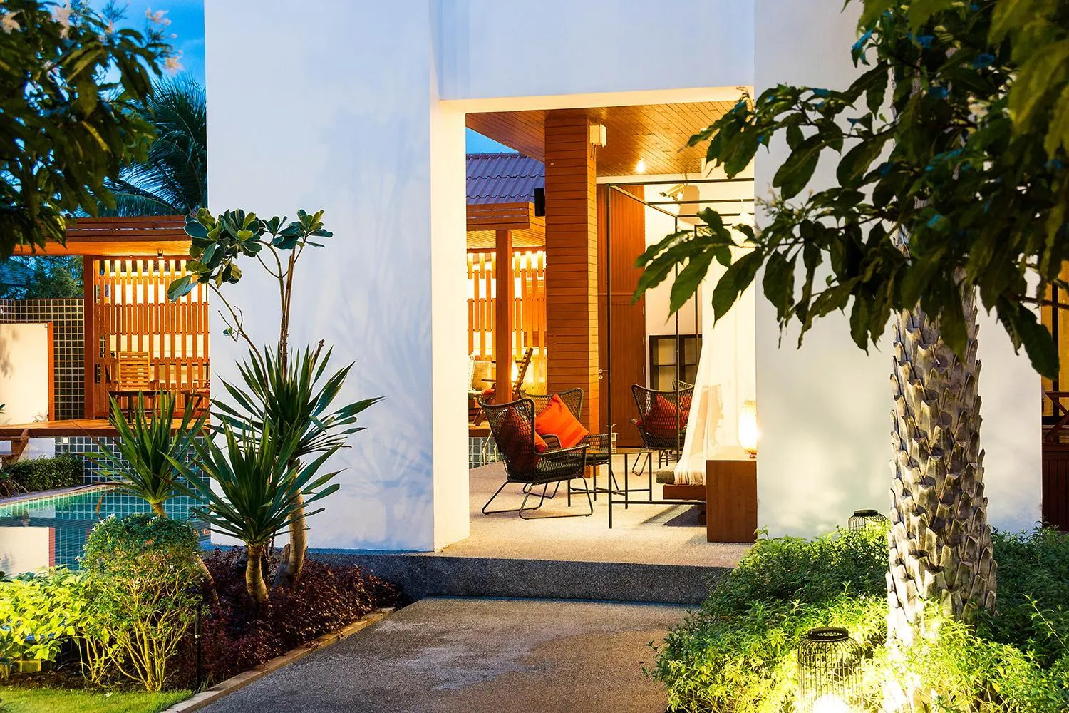 Facade/entrance in Tri-Shawa Resort