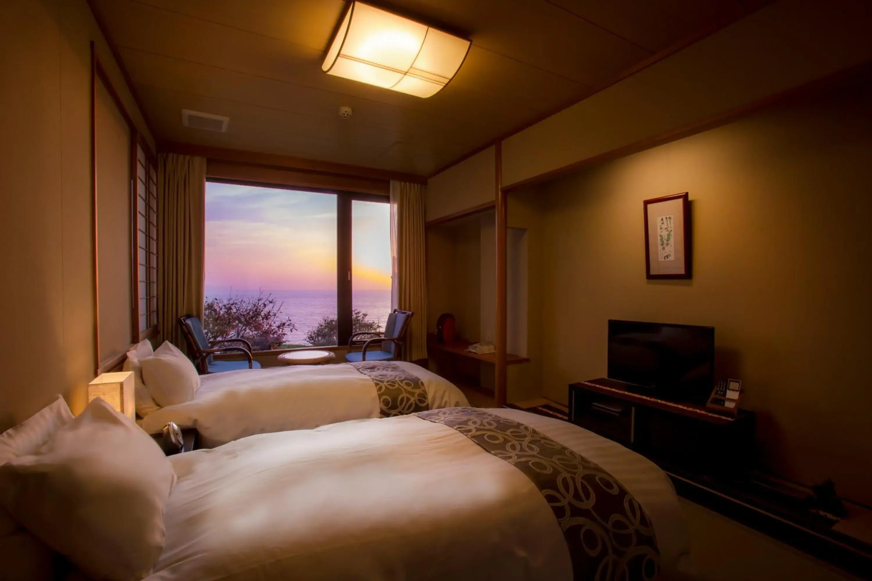 Standard Twin Room with Sea View in Jukaitei Standard Twin Room with Sea View in Jukaitei