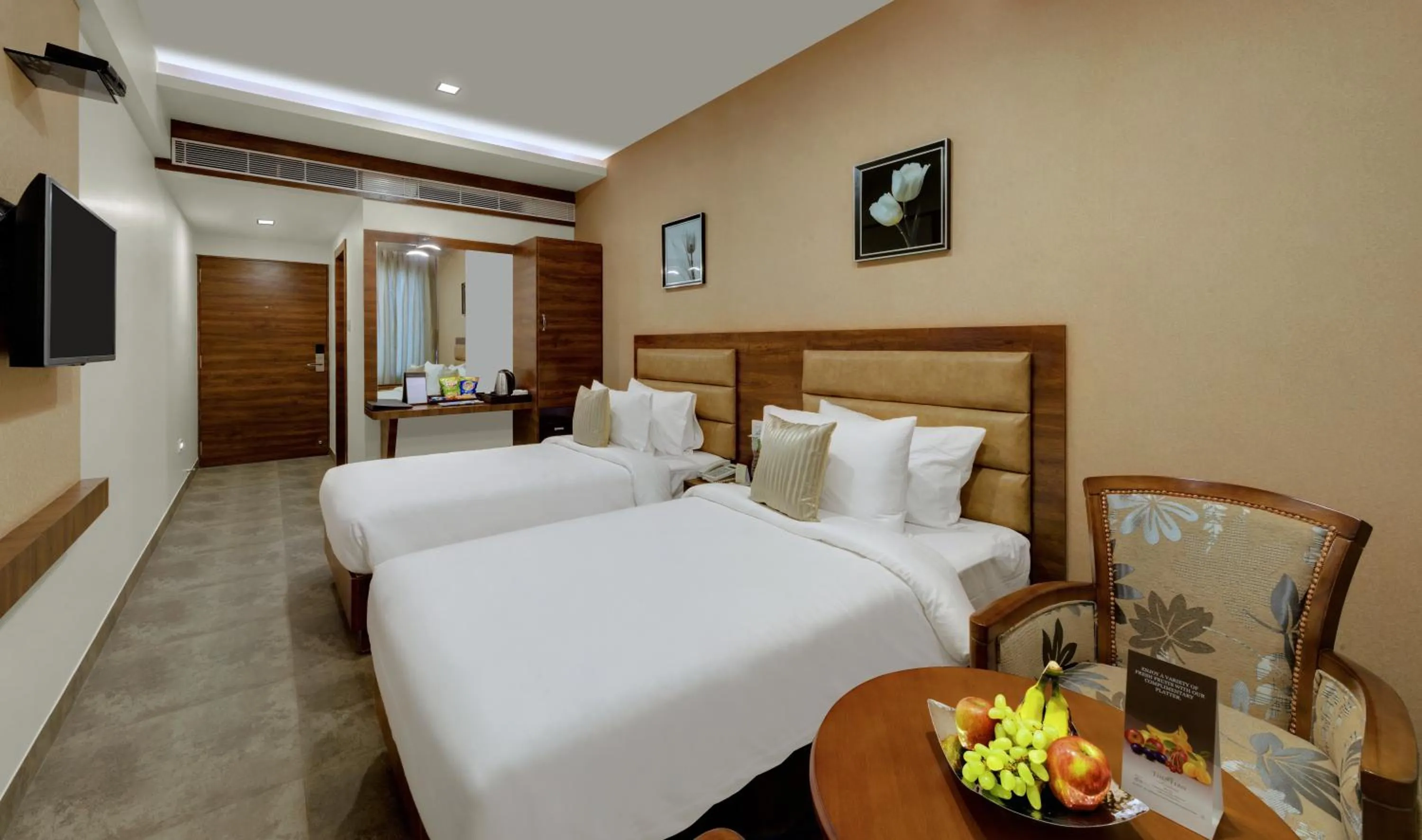 Bed in The Fern Residency, Bhuj