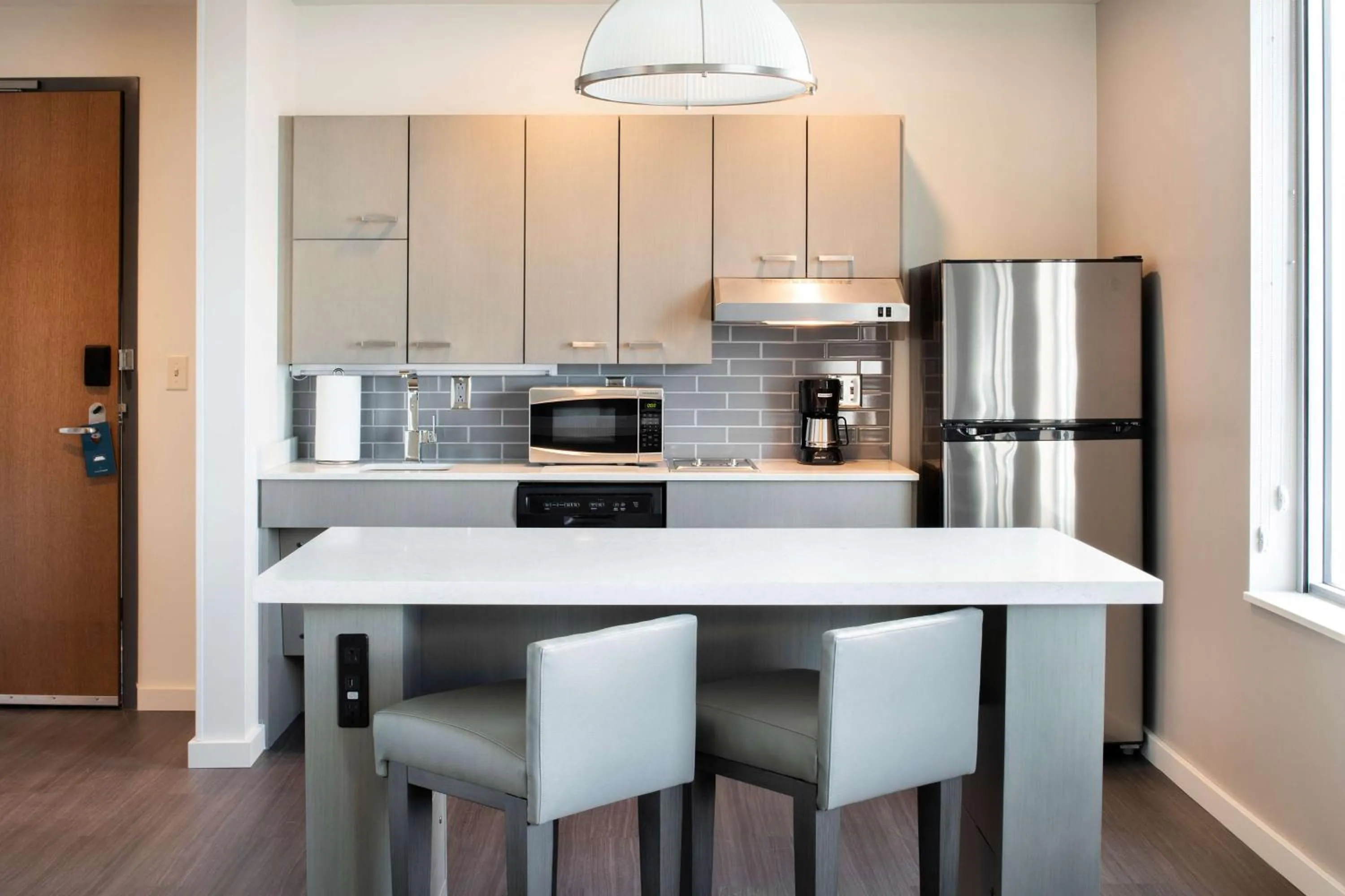 One Bedroom Kitchen Suite with Two Queen Beds and Sofa Bed in Hyatt House East Moline/Quad Cities