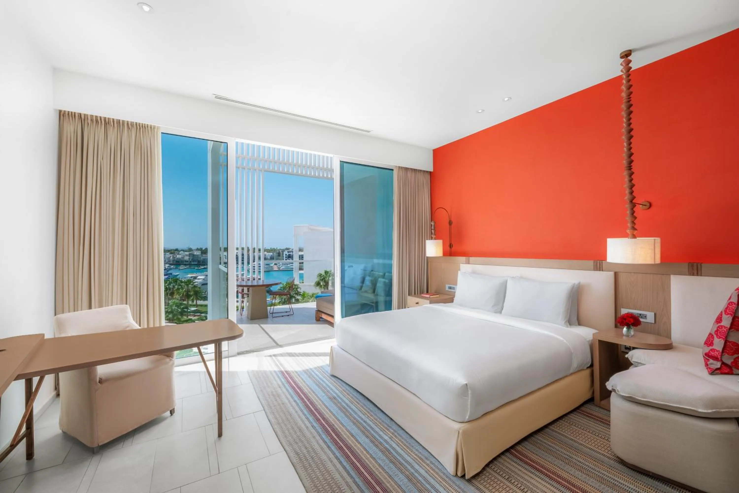 Bed in Hyatt Regency Aqaba Ayla Resort