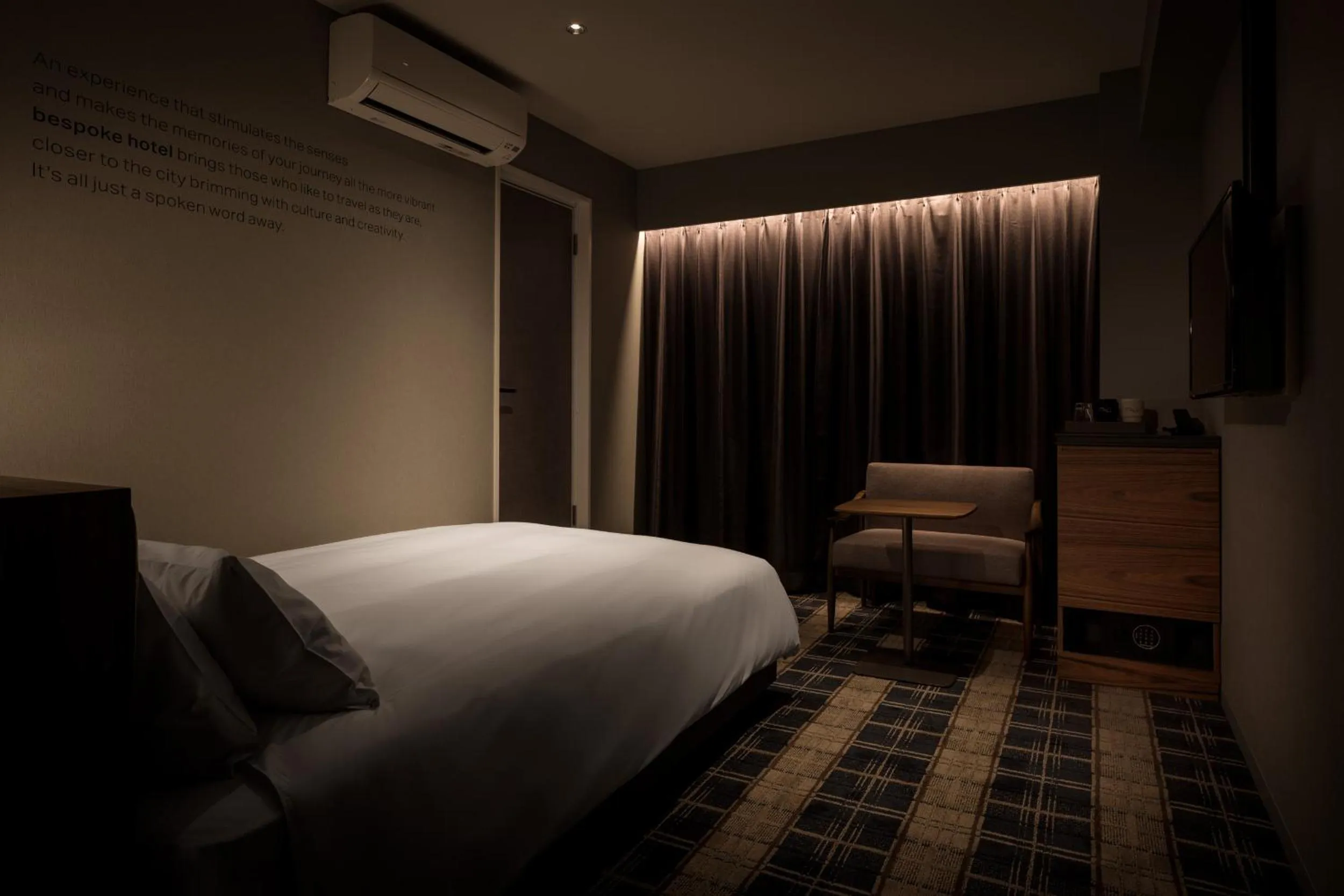 Photo of the whole room, Bed in Bespoke Hotel Shinjuku