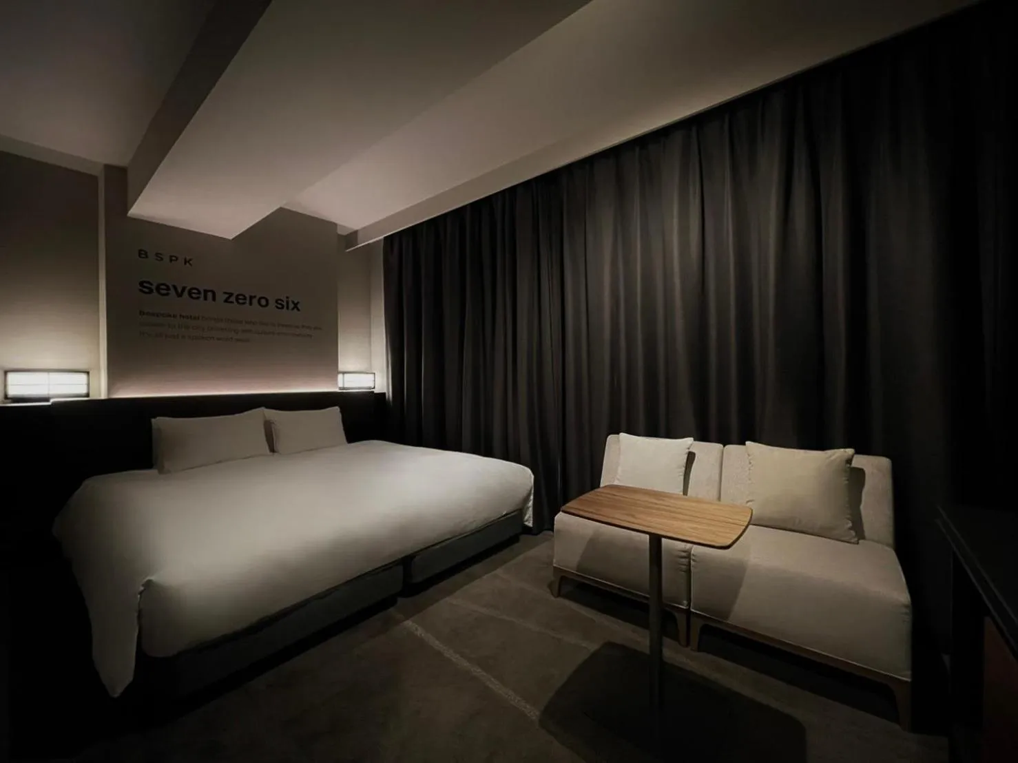 Photo of the whole room, Bed in Bespoke Hotel Shinjuku