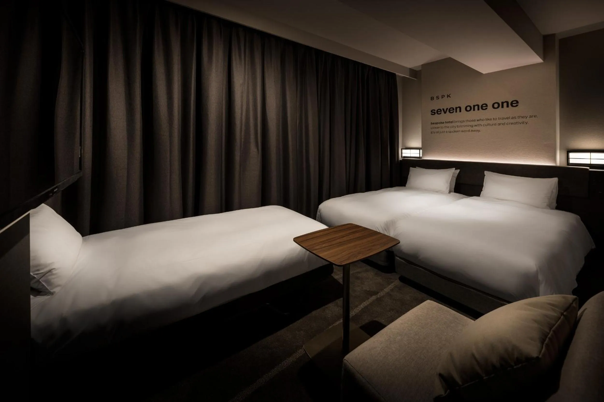 Photo of the whole room, Bed in Bespoke Hotel Shinjuku
