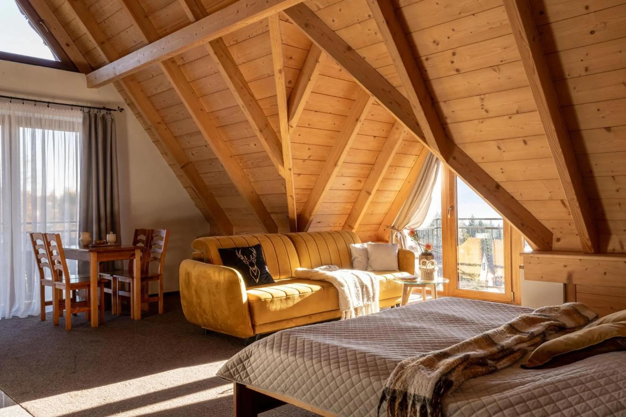 Bed in Villa Tatrica