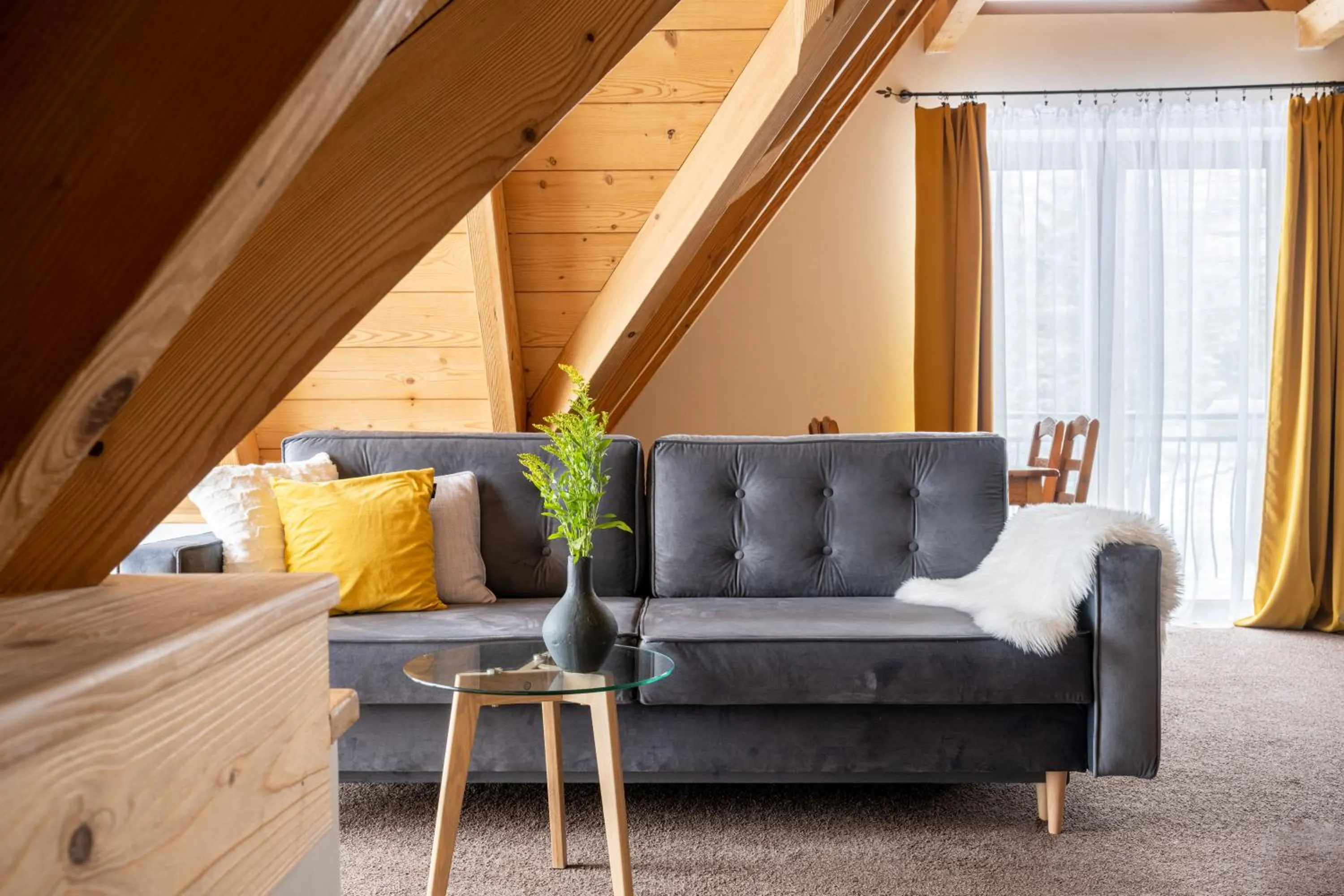 Seating area in Villa Tatrica