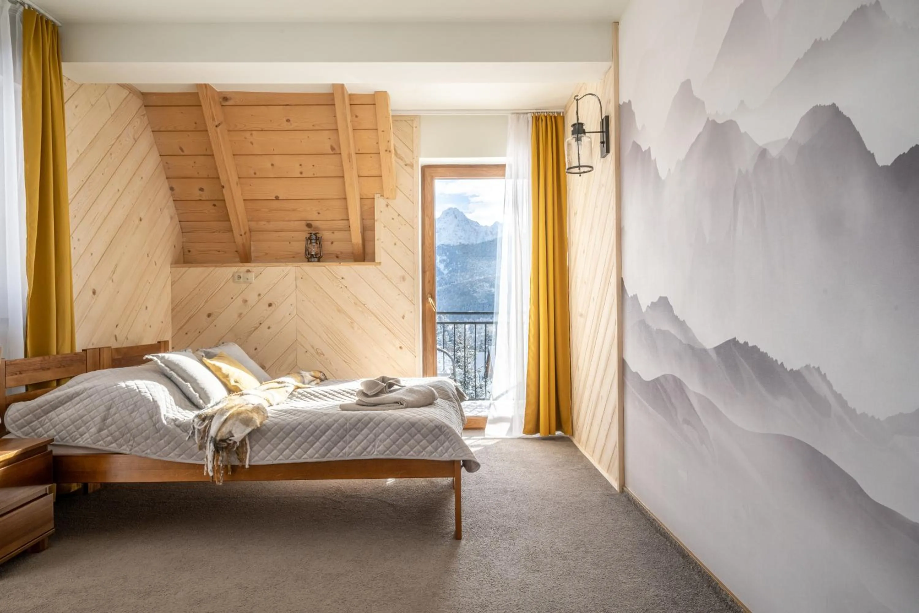 Bed in Villa Tatrica