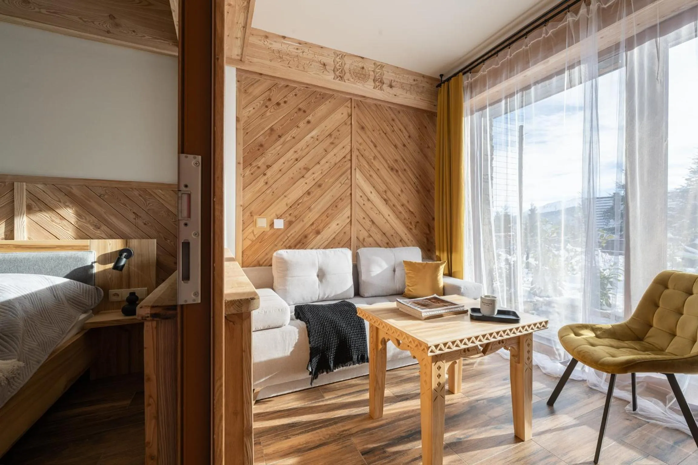 Bed in Villa Tatrica