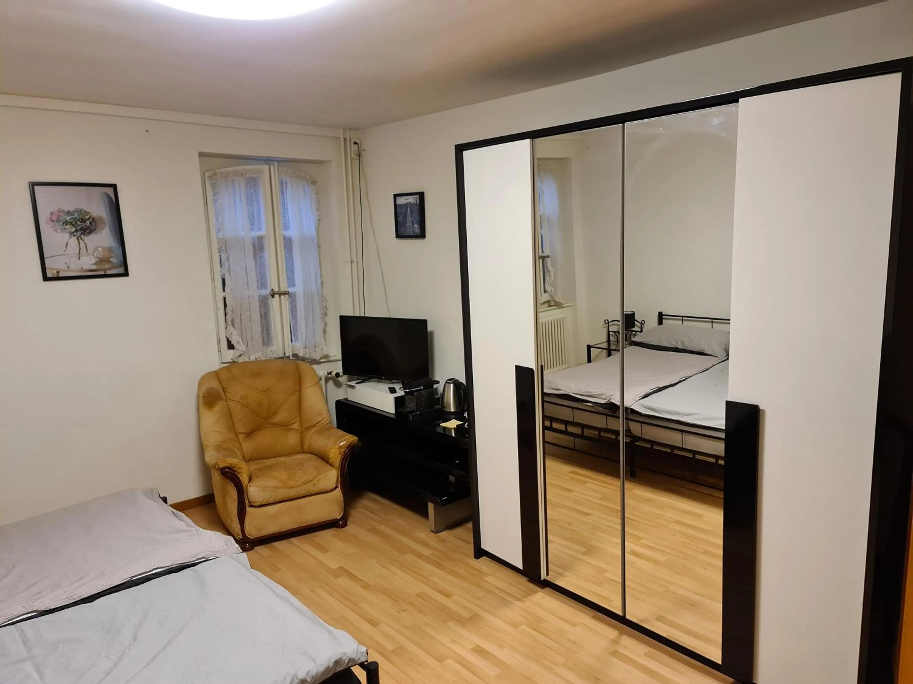 Bed in Auberge de Ballens