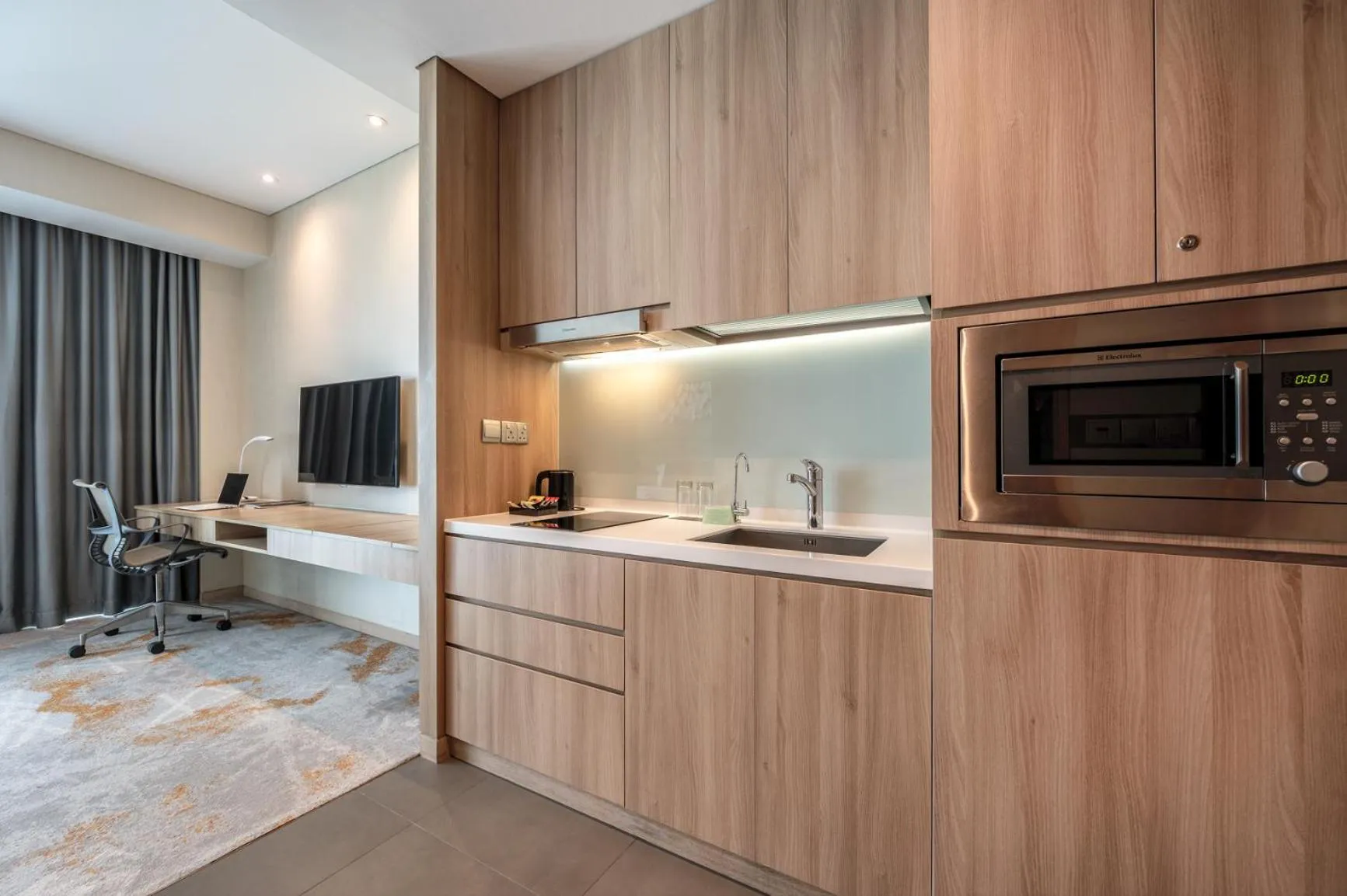 Kitchen or kitchenette in Dorsett Changi City Singapore