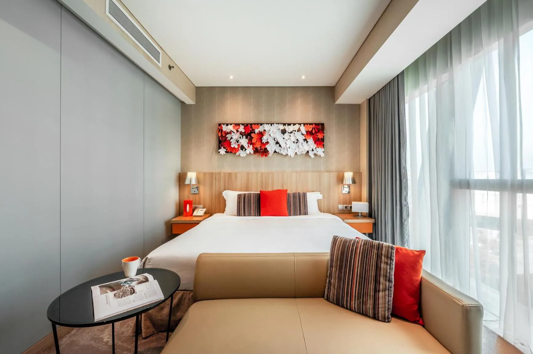 Bed in Dorsett Changi City Singapore