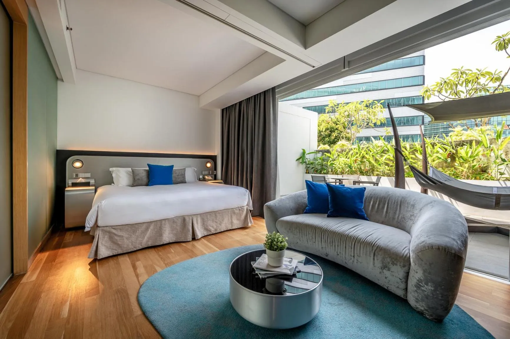 Bed in Dorsett Changi City Singapore